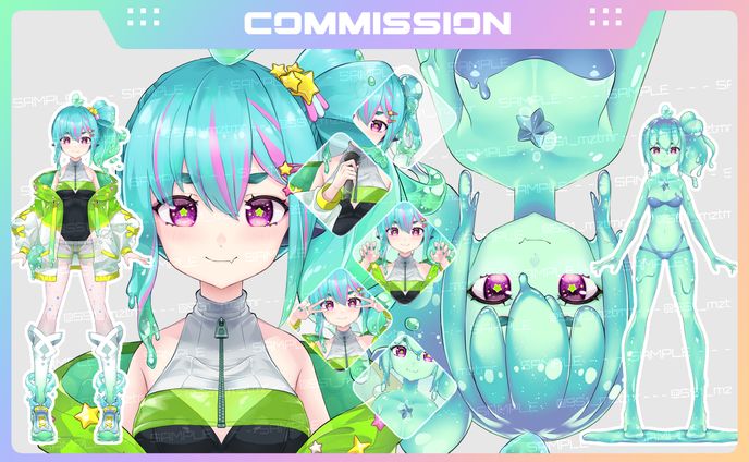 【イラストのみ】PiaPi様ご依頼モデル