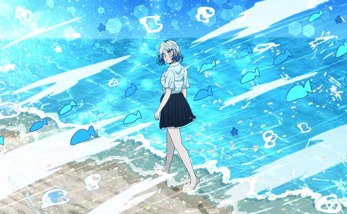 晴れた青のドラマ