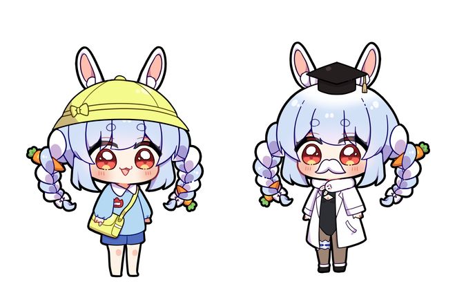 ホロライブ　兎田ぺこら 　動画イラスト