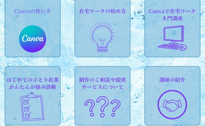 公式LINE　リッチメニュー