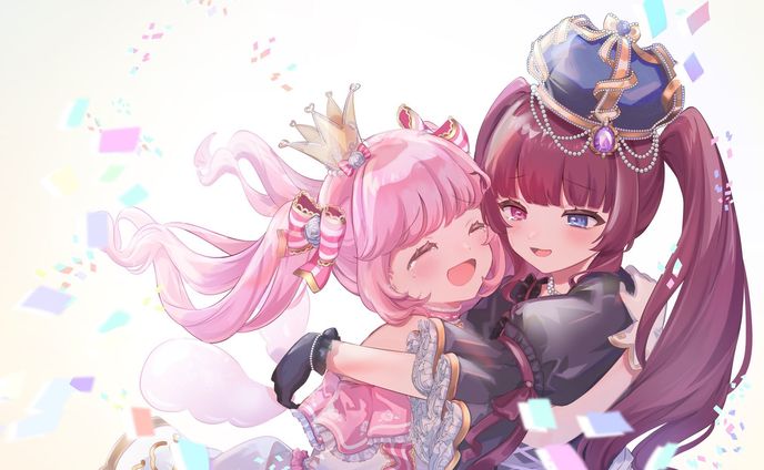 咲薇ゆす様・黒咲くるみ様 お祝いイラスト