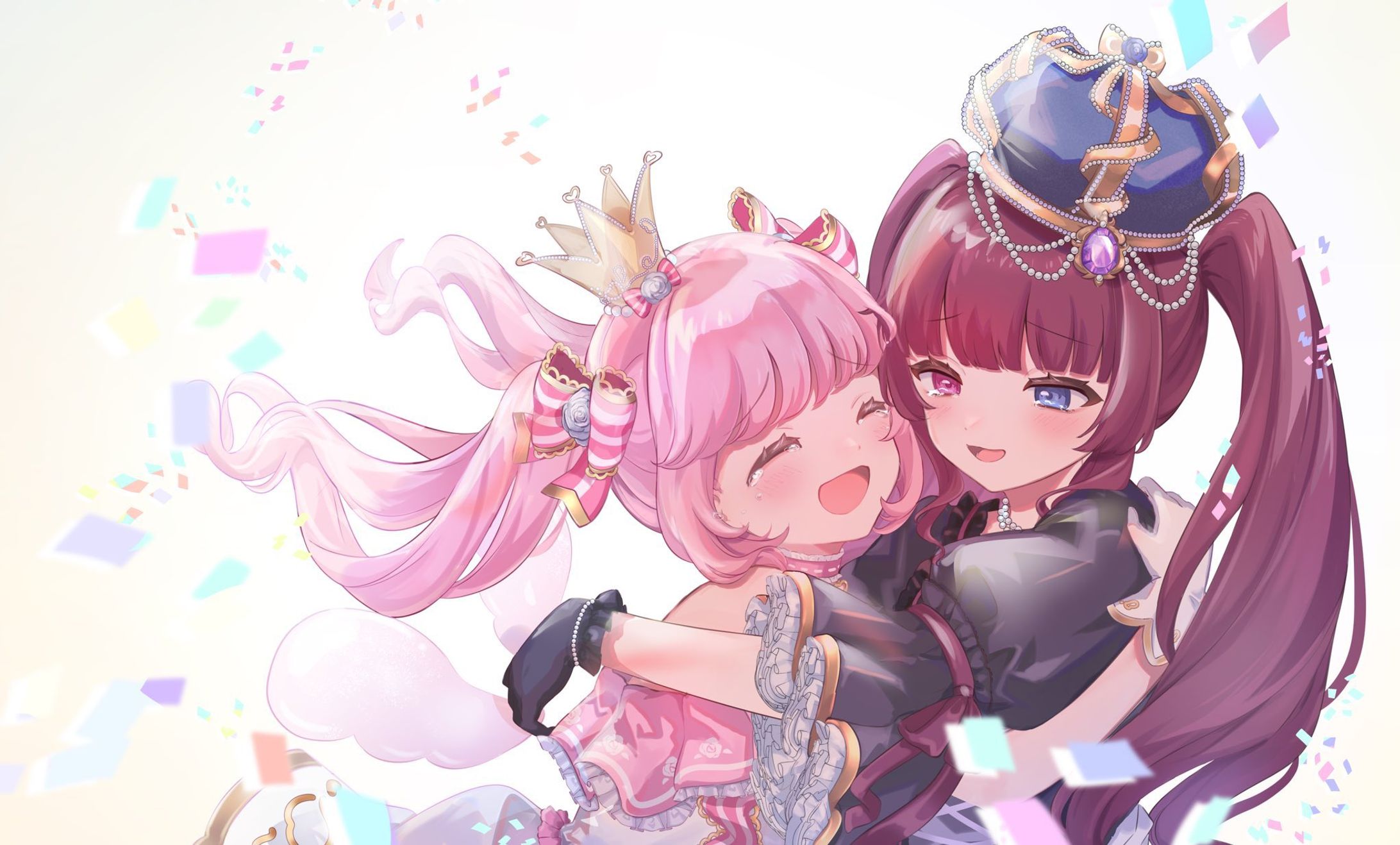 咲薇ゆす様・黒咲くるみ様 お祝いイラスト-1