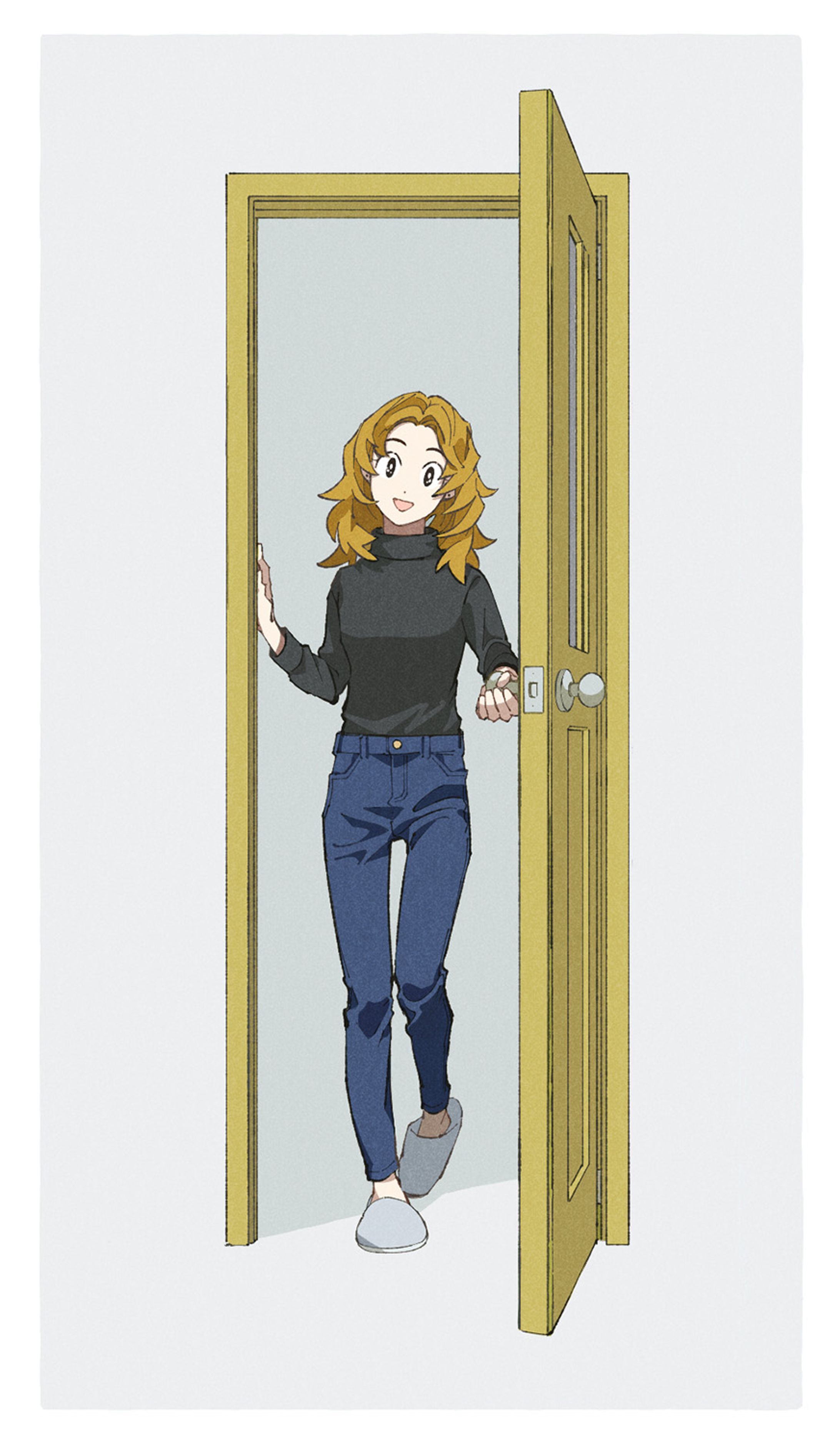 こんにちはの女の子-1