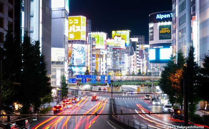 大都会の夜景