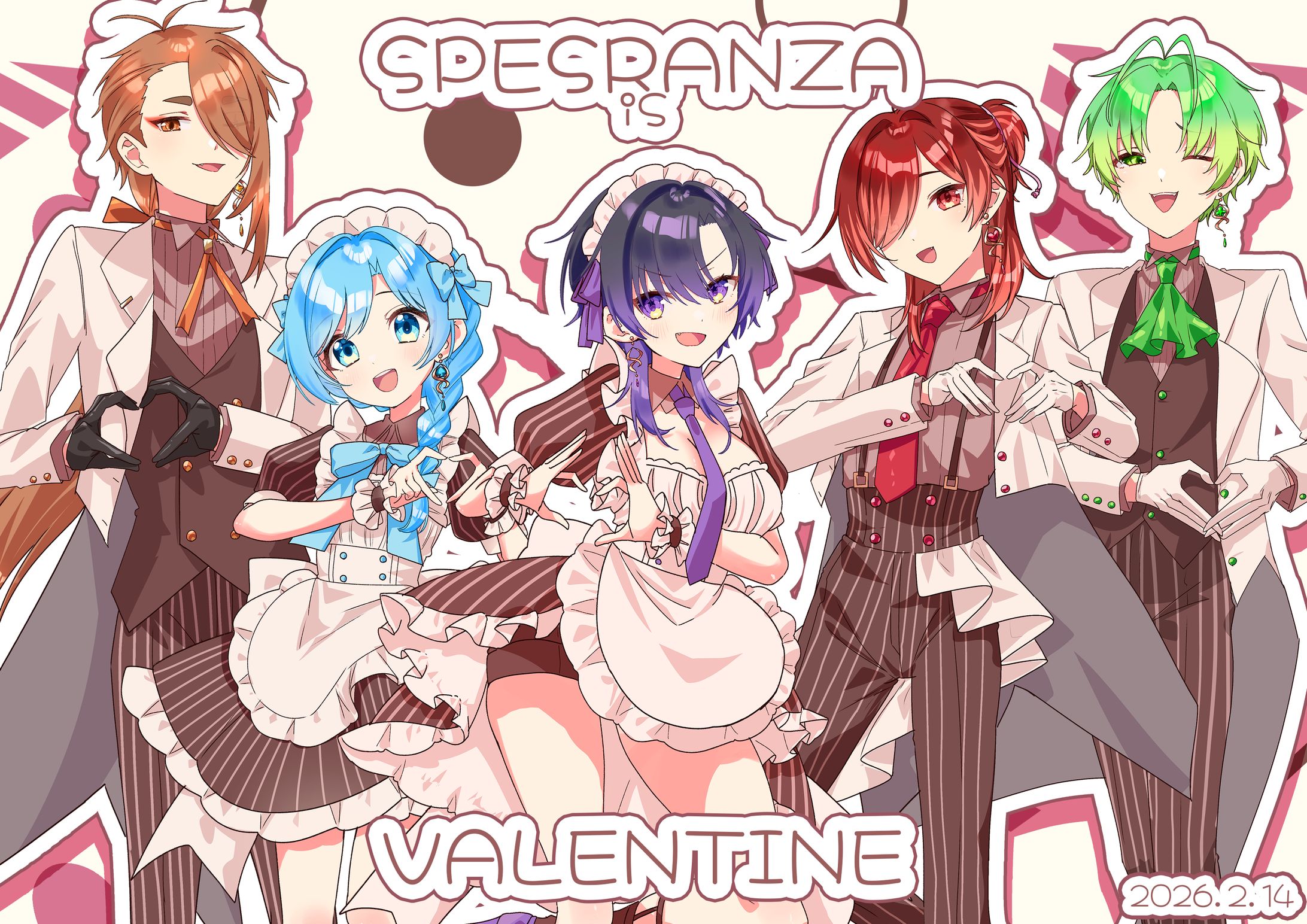 アニメ塗での立ち絵＆デザイン-1