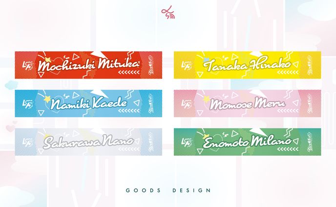 GDL Entertainment所属アイドルらびゅあたっく。_タオルマフラー