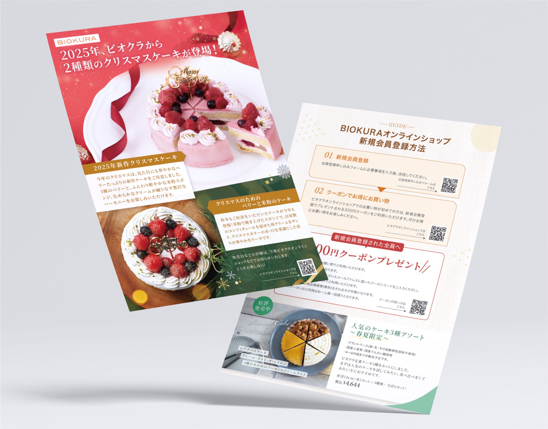 【販促用チラシ】食品系ECショップ-1