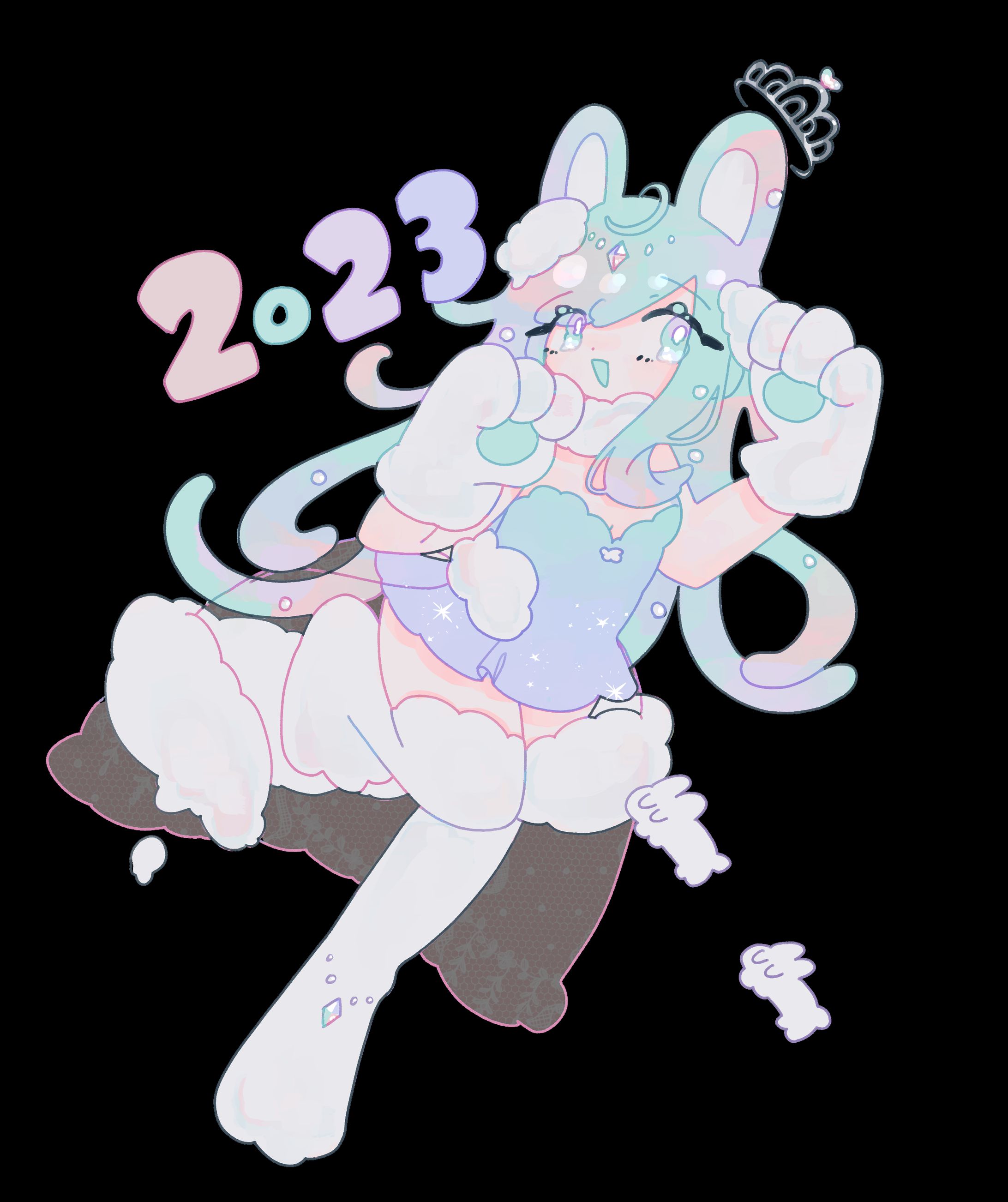 年賀状用SDイラスト-1