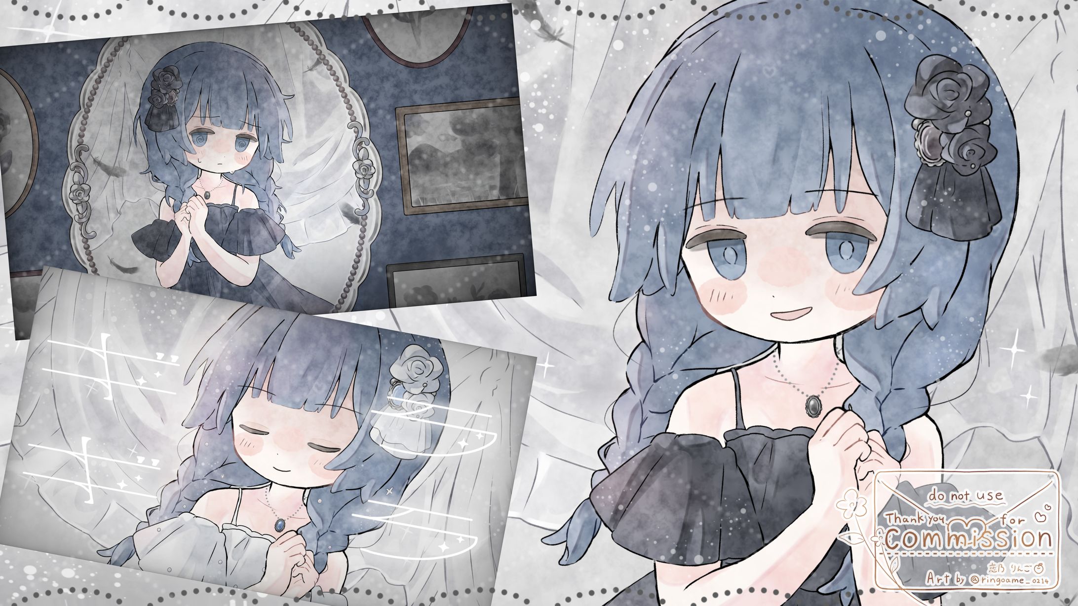 【ご依頼】うゆ♡様　『ギラギラ』歌ってみたMVイラスト-1