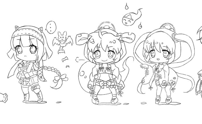 まものろガールズ