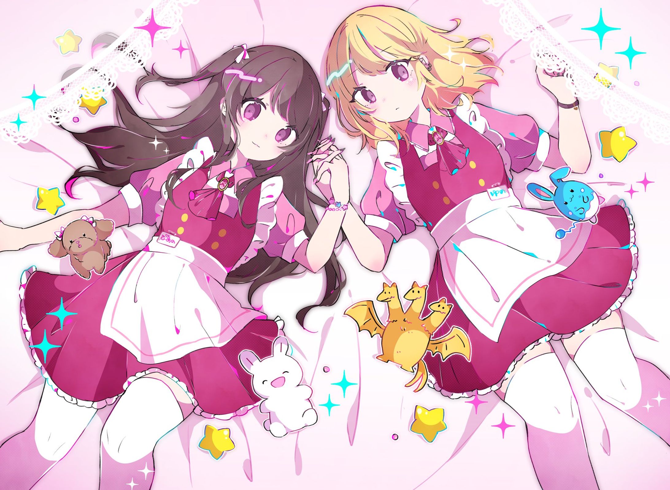 Melt asleep / ぴあの＆ゆの卒業イラスト-1