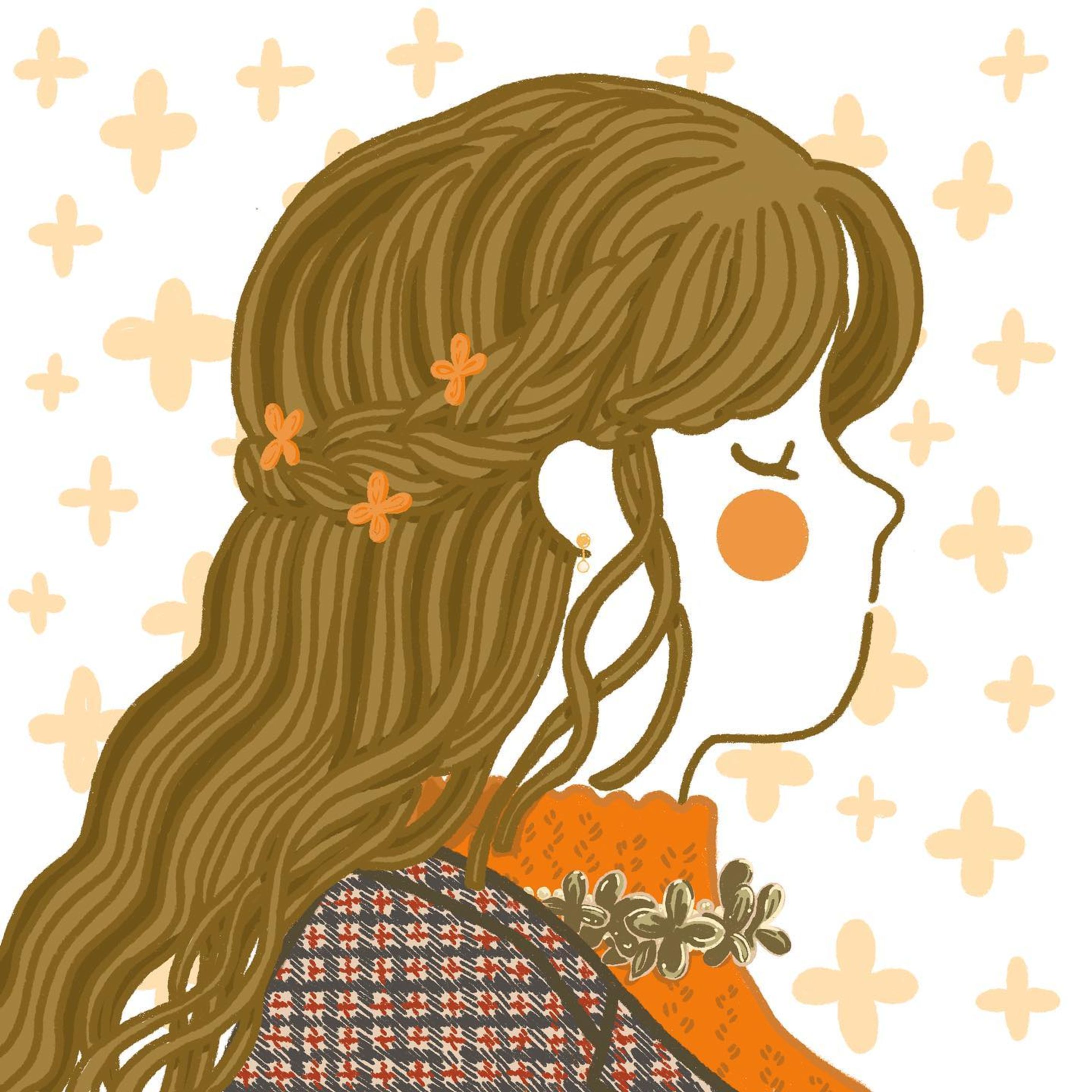 キンモクセイとハーフアップヘアーの女の子

甘い香り漂う季節になってきた。

#イラスト
#イラストグラム#procreate#イラストレーター#イラストレーション#女の子の横顔イラスト#女の子イラスト#お仕事募集中#アイコンイラストオーダー#キンモクセイ #ハーフアップヘアー
#illustrater
#illustrate#illust#illustrationart#illustgram-1