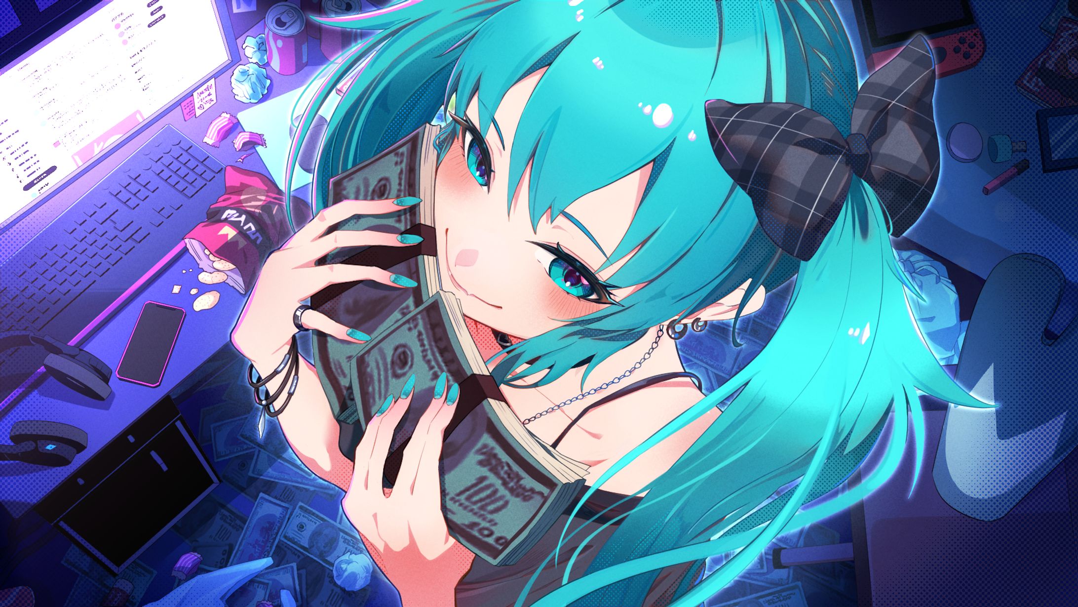 MVイラスト/初音ミク-1