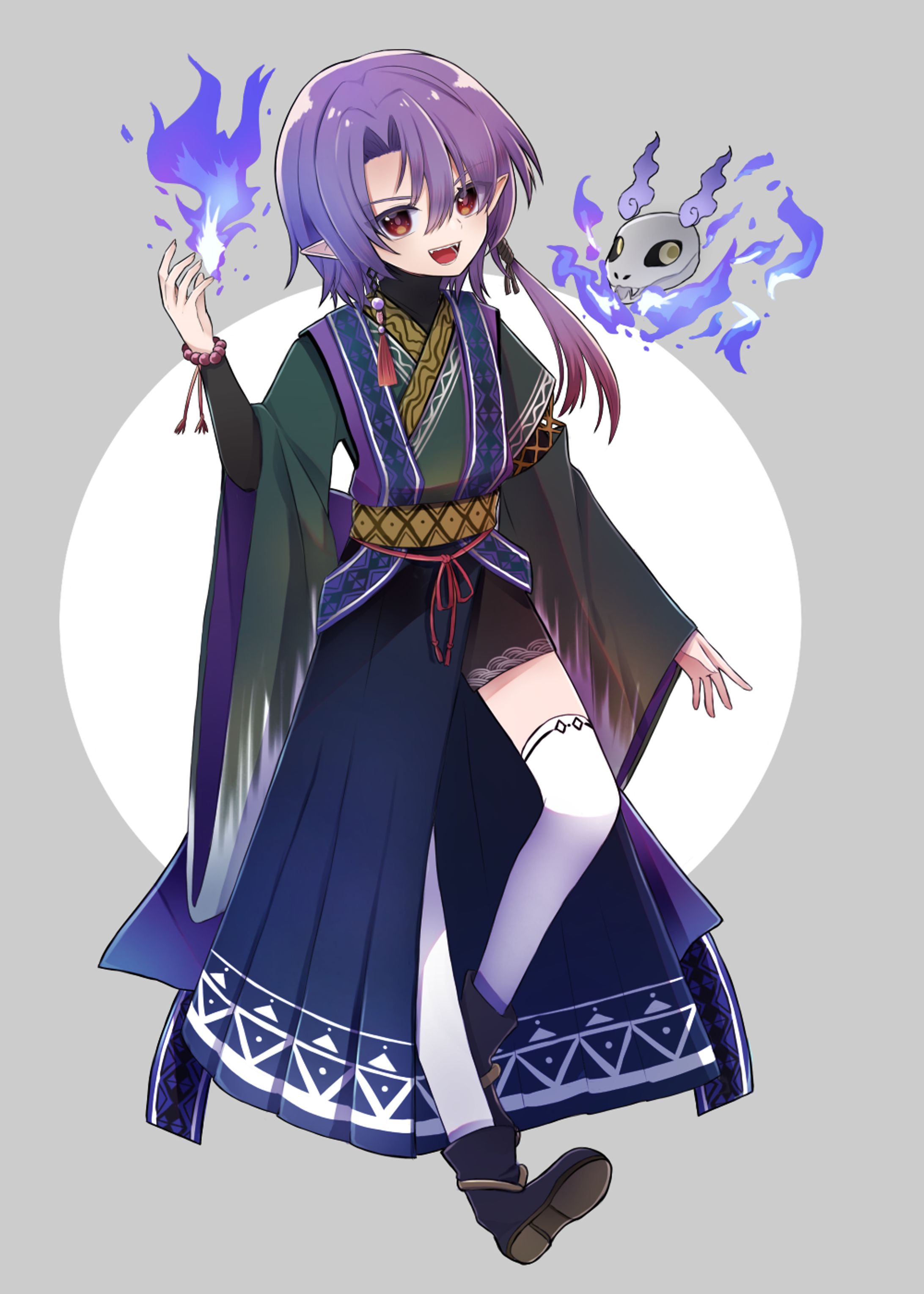 和装陰陽師風男の子-1