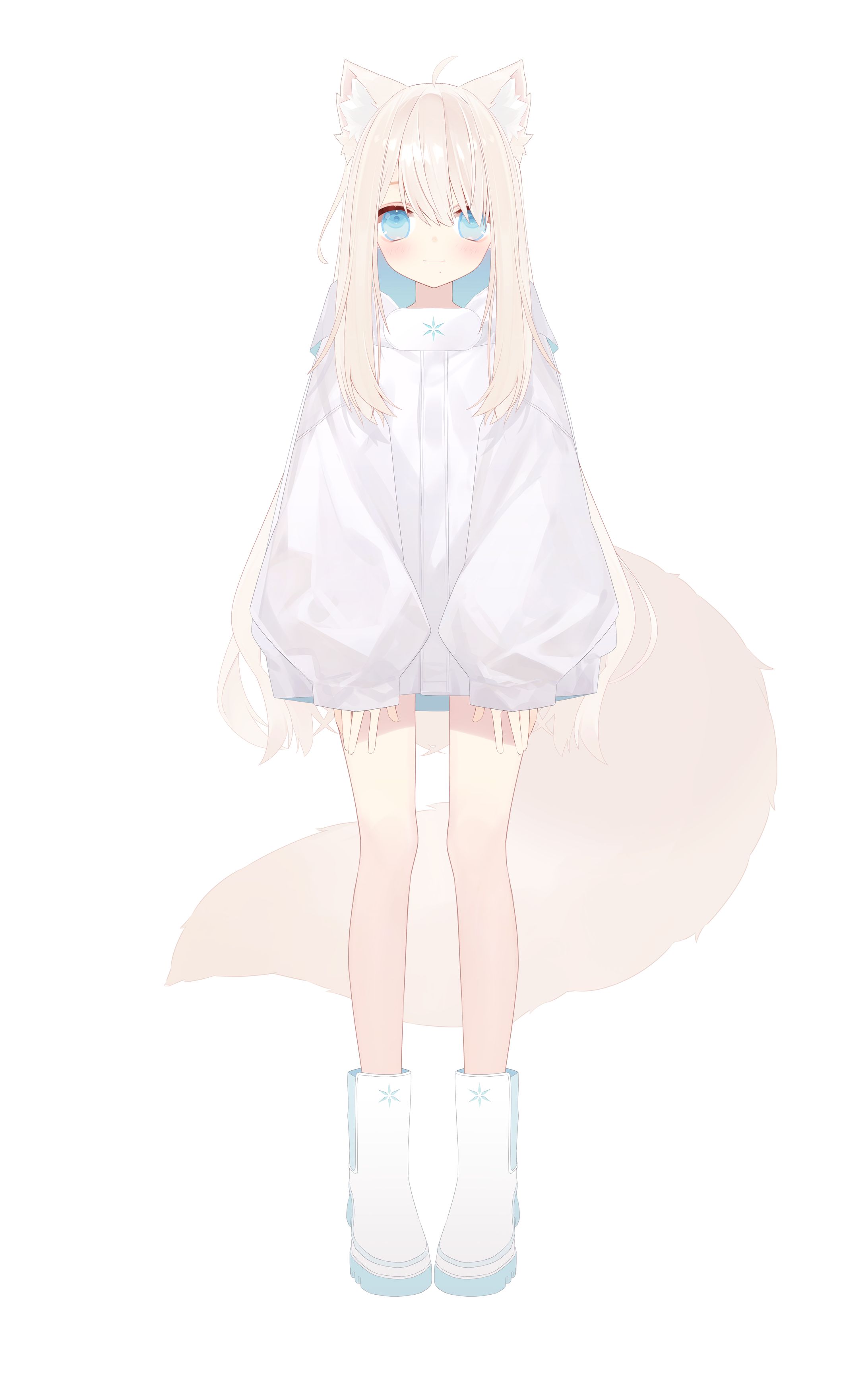 エチェ VTuber パーツ分けイラスト-1