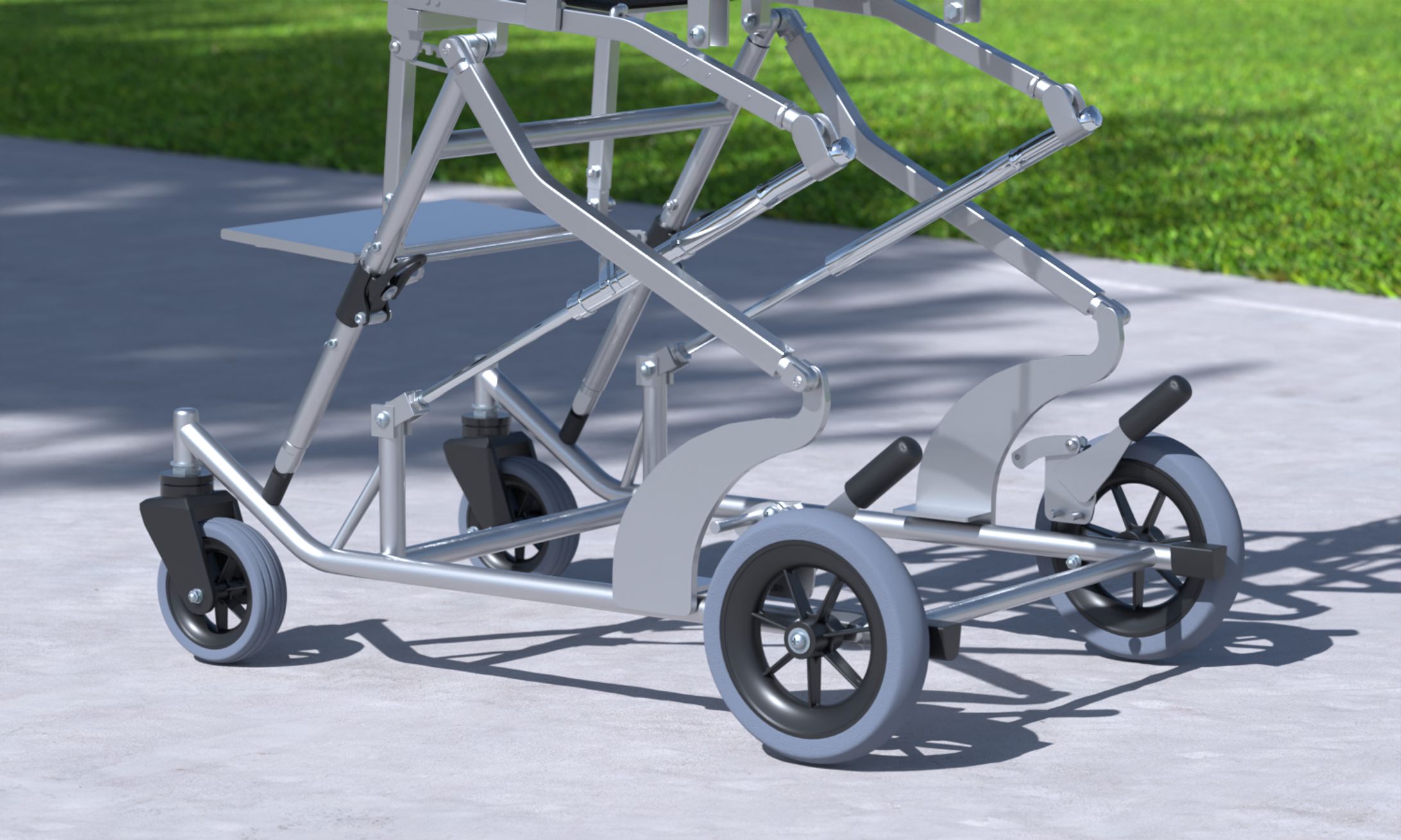 車椅子／CGイラスト-1