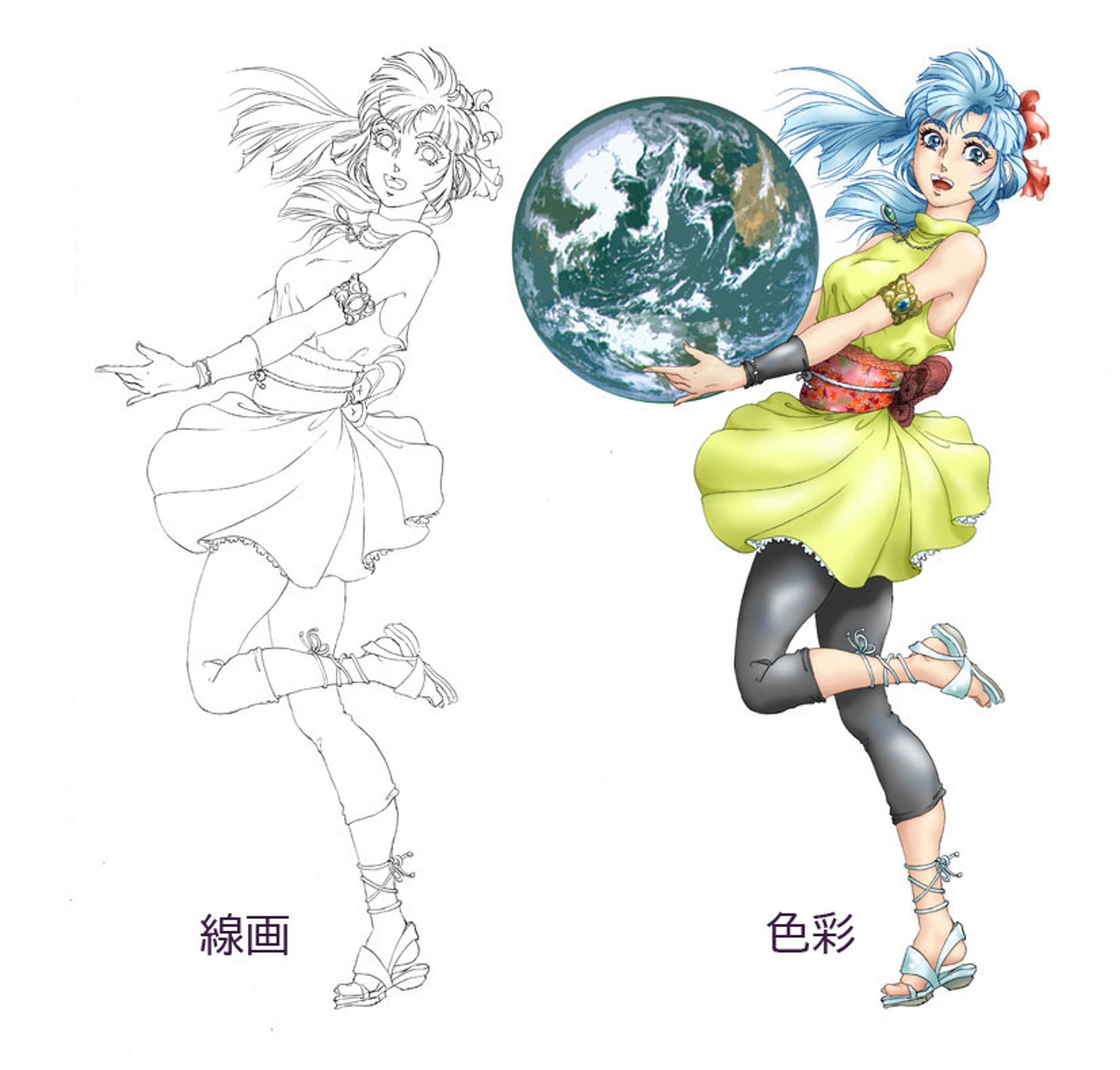 作品工程2 イラストキャラ-1