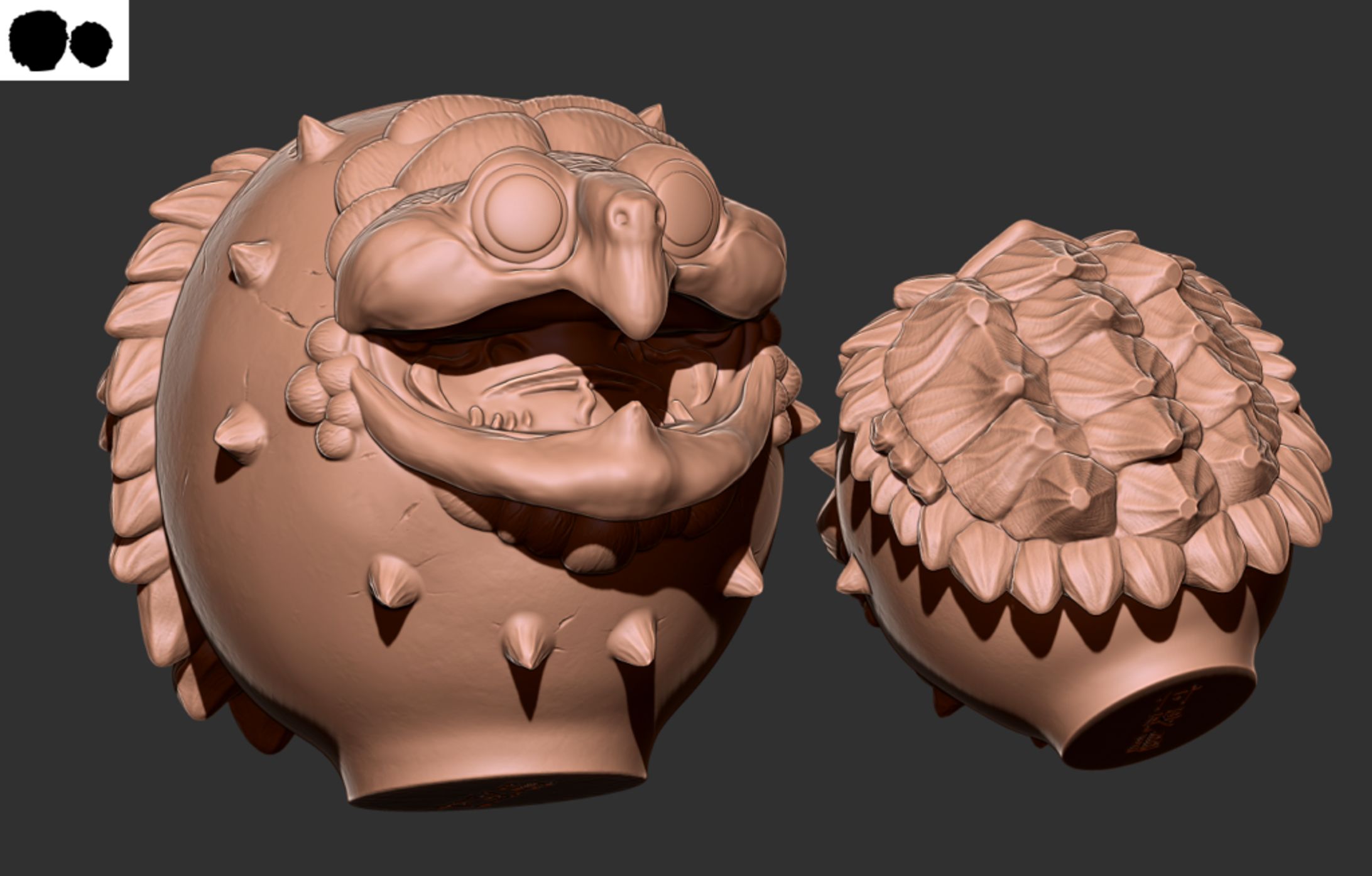 ワニガメダルマ-1