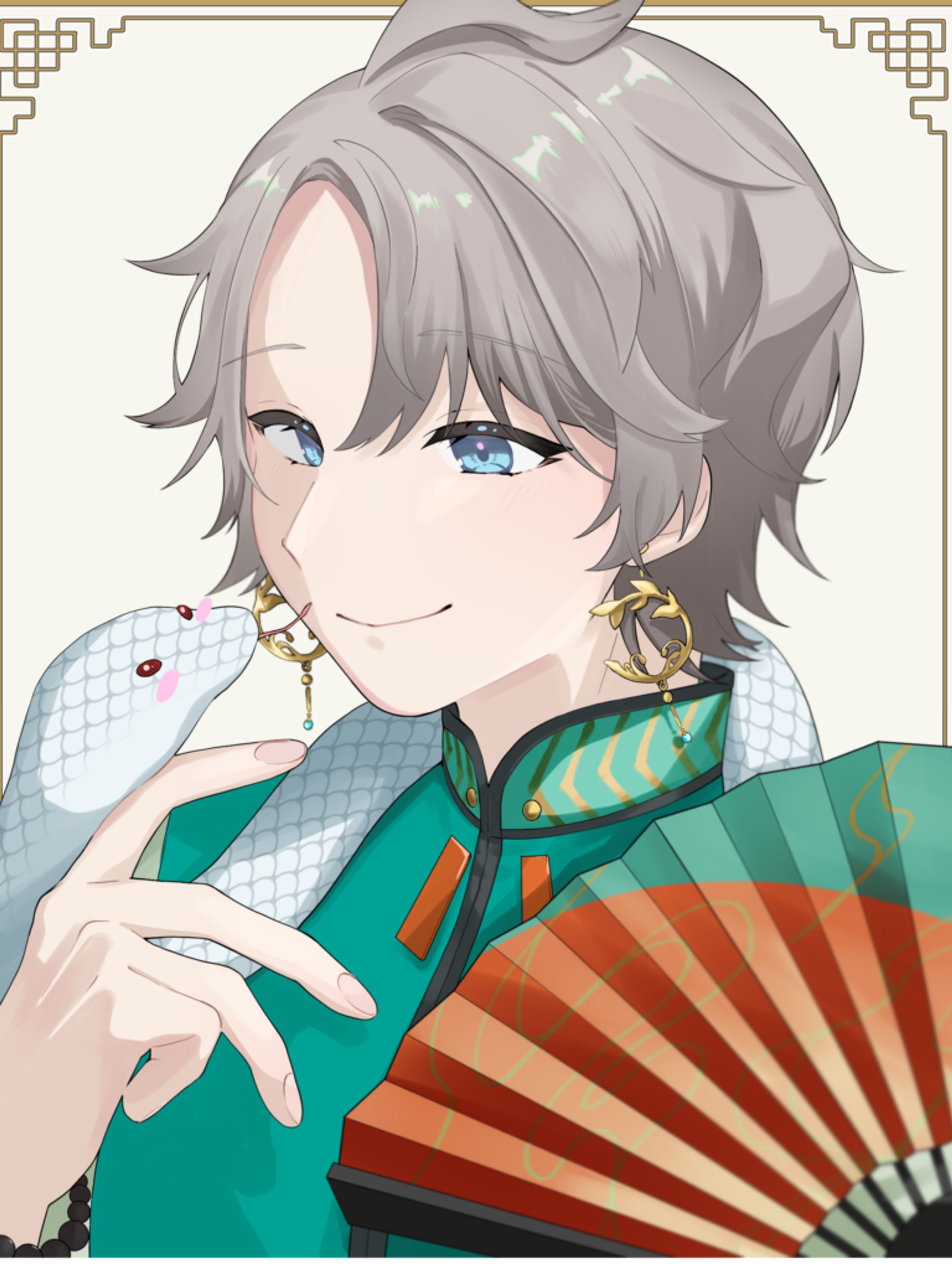 四神　甲斐田　謹賀新年イラスト-1