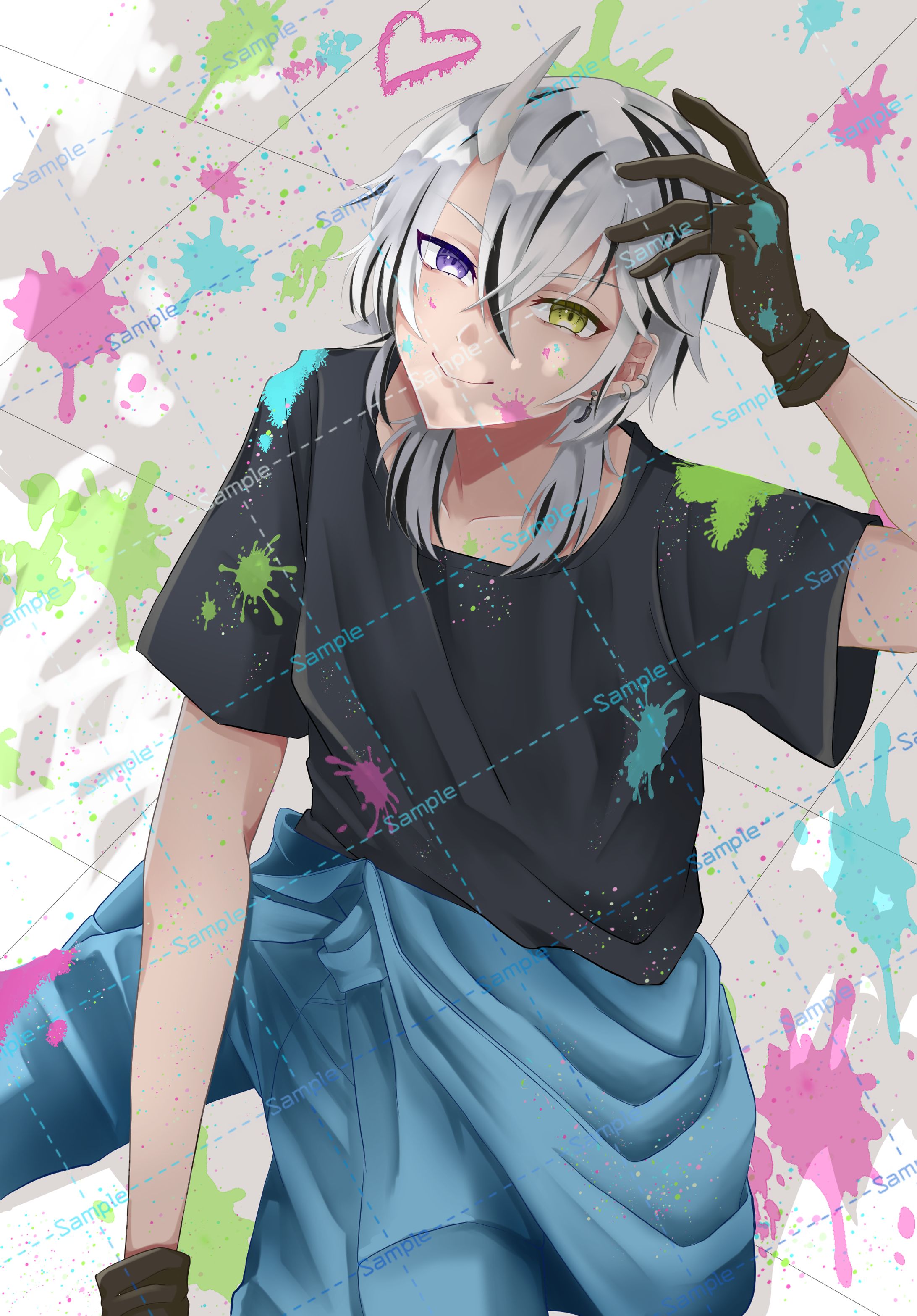 白沢レイ様　1枚絵-1