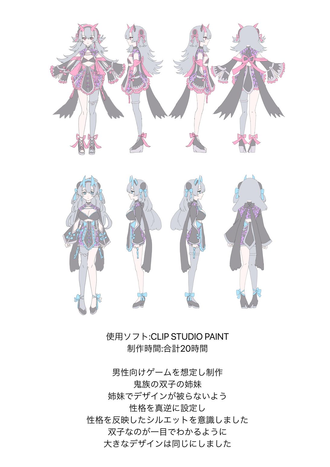 双子のキャラクターのアート作品 8127bbb53e3524e35d891bc6f4a476