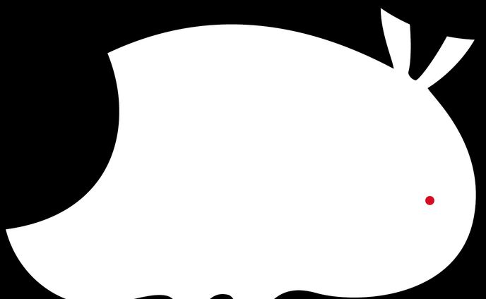 ぬるっとしたうさぎさん