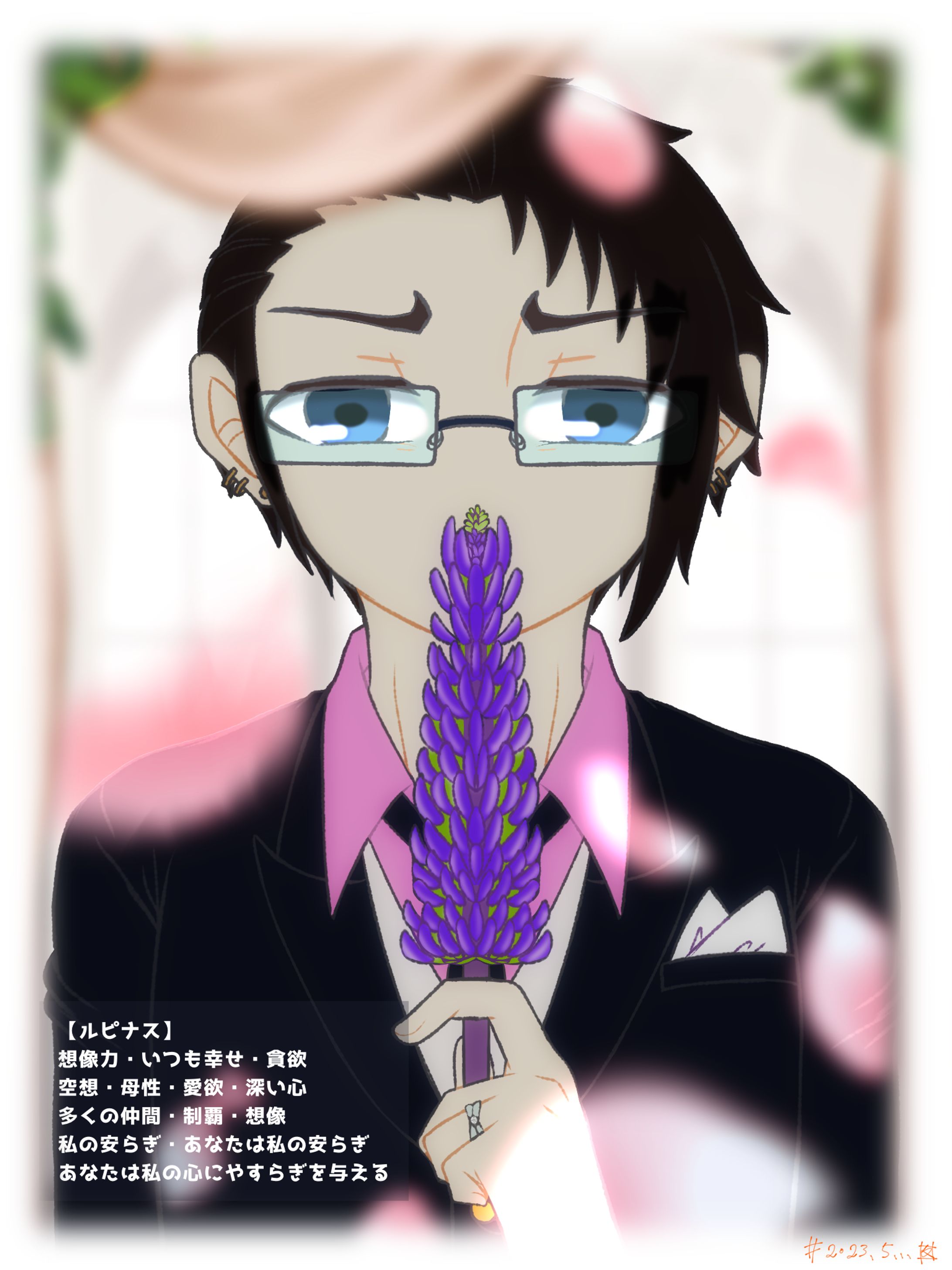 FA・ウェディングイラスト【花婿】-1