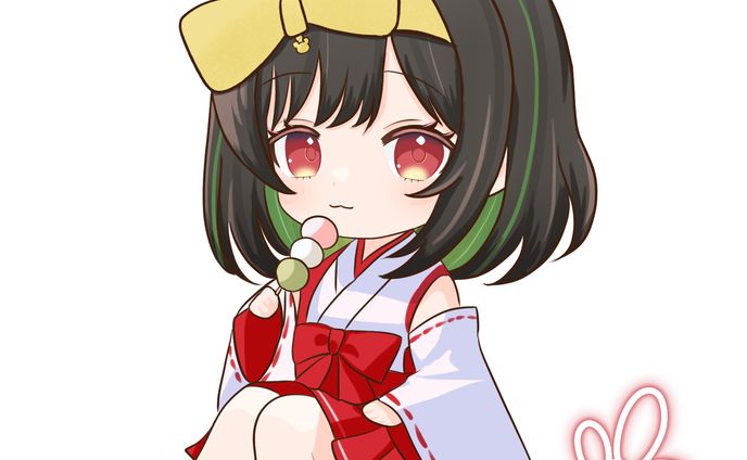 巫女×団子