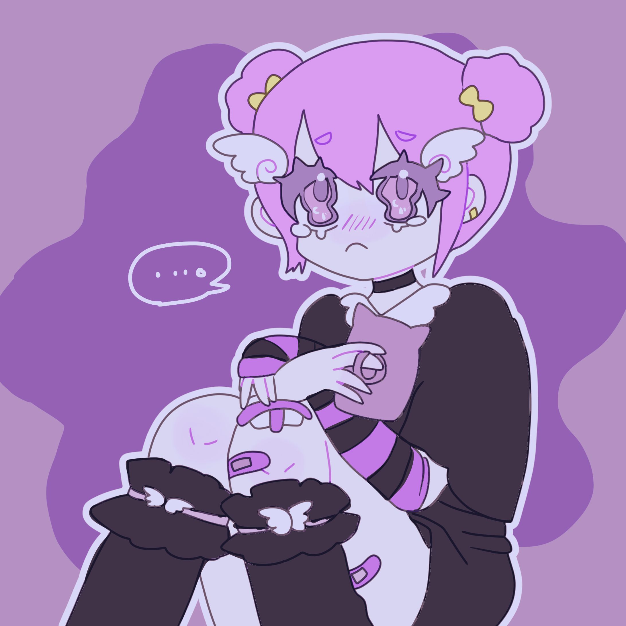 紫の女の子-1