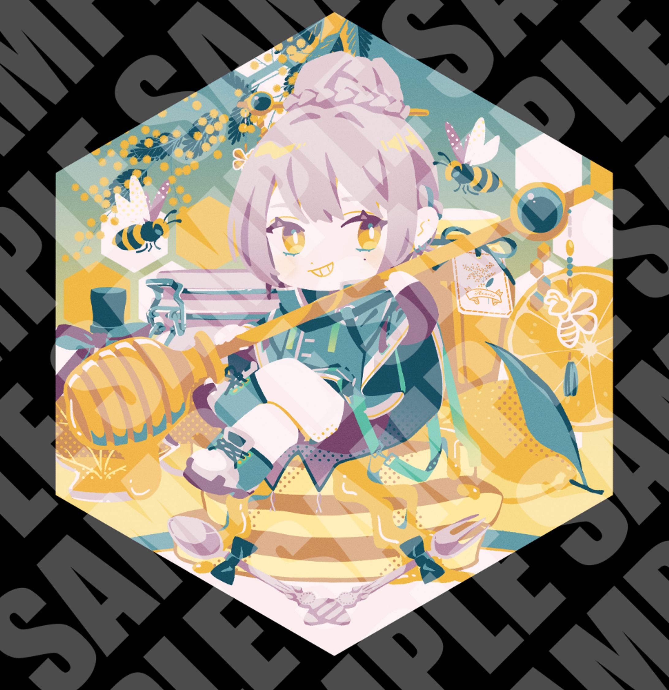 SDデフォルメ絵ご依頼／仁希ななぎ様-1