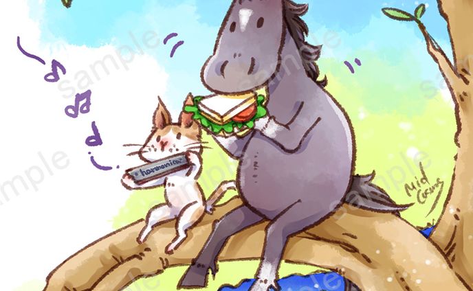 ハーモニカ&サンドウィッチ