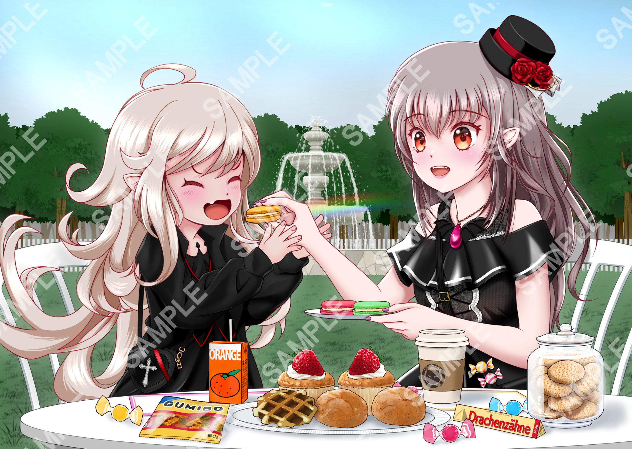 IRIAMライバーの黒瀬りーか様より企画用イラスト作成のご依頼を受けました-1
