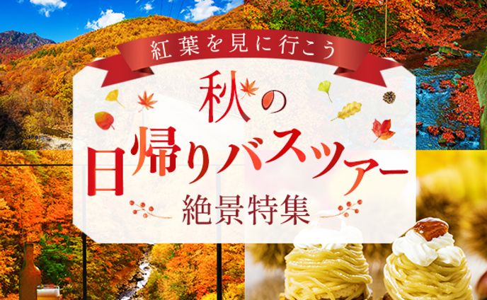 バナー：紅葉バスツアーバナー