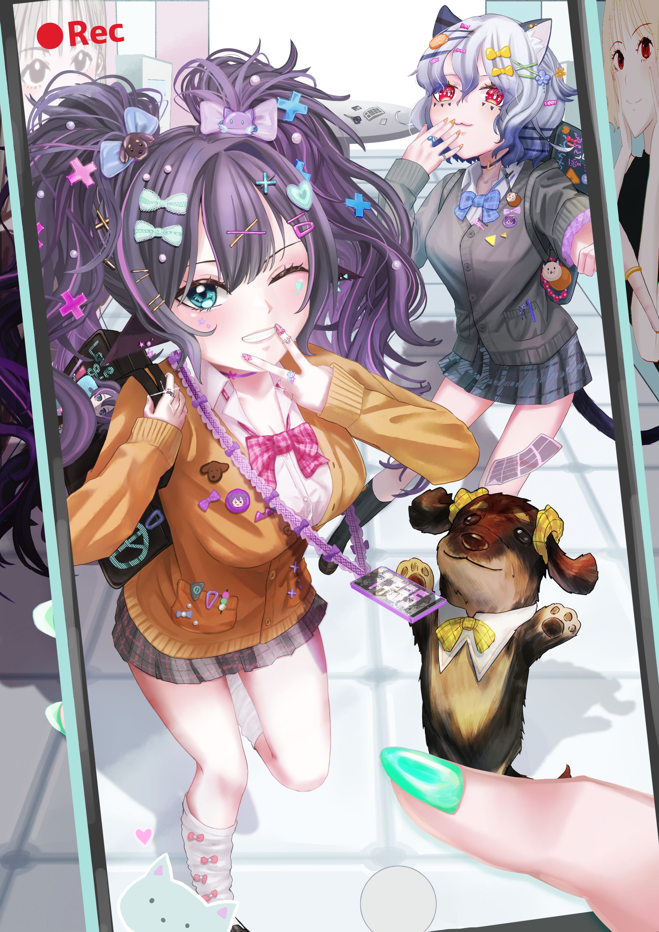 【九重柚莉愛様】 3周年記念イラスト-1