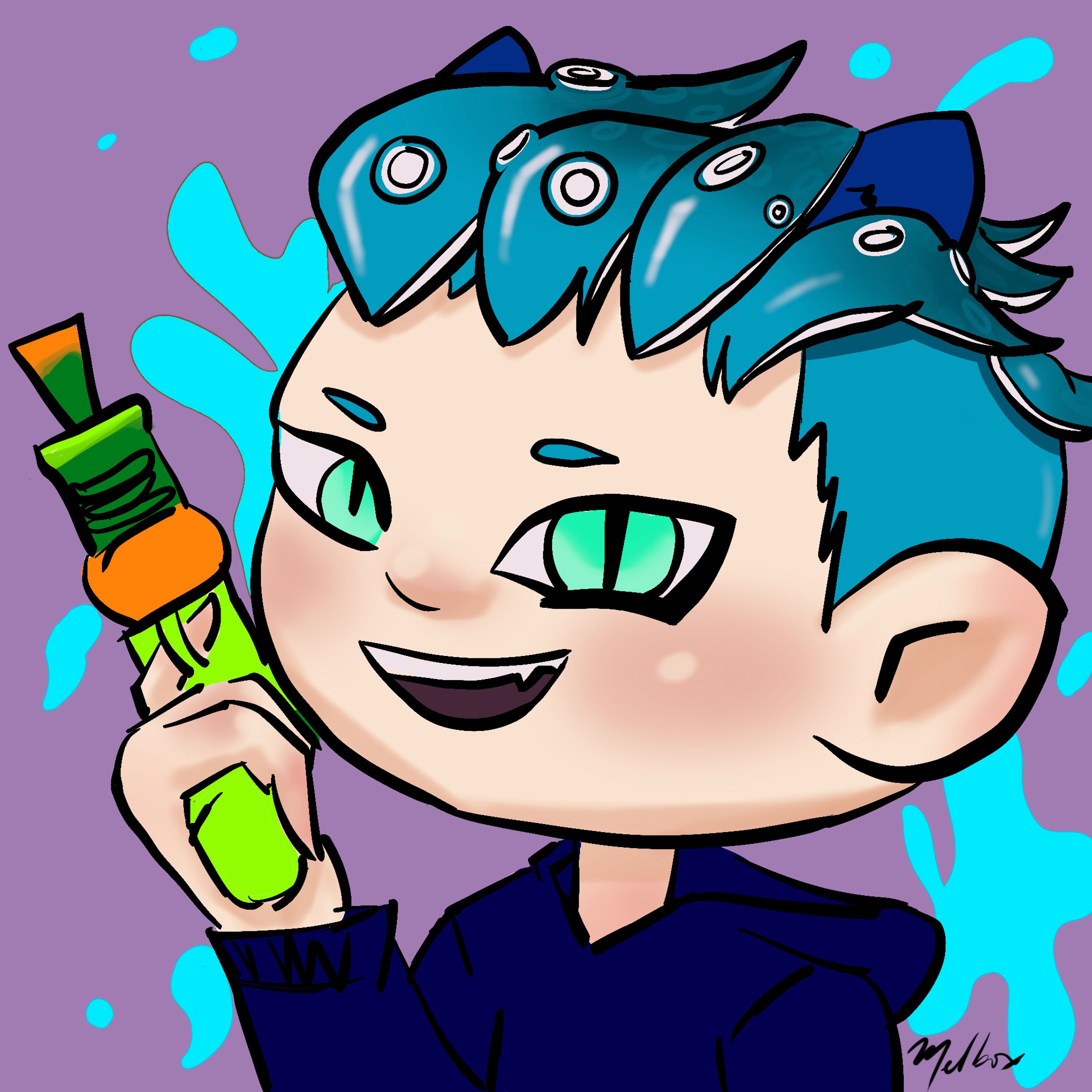 Splatoon inspired pfp-1