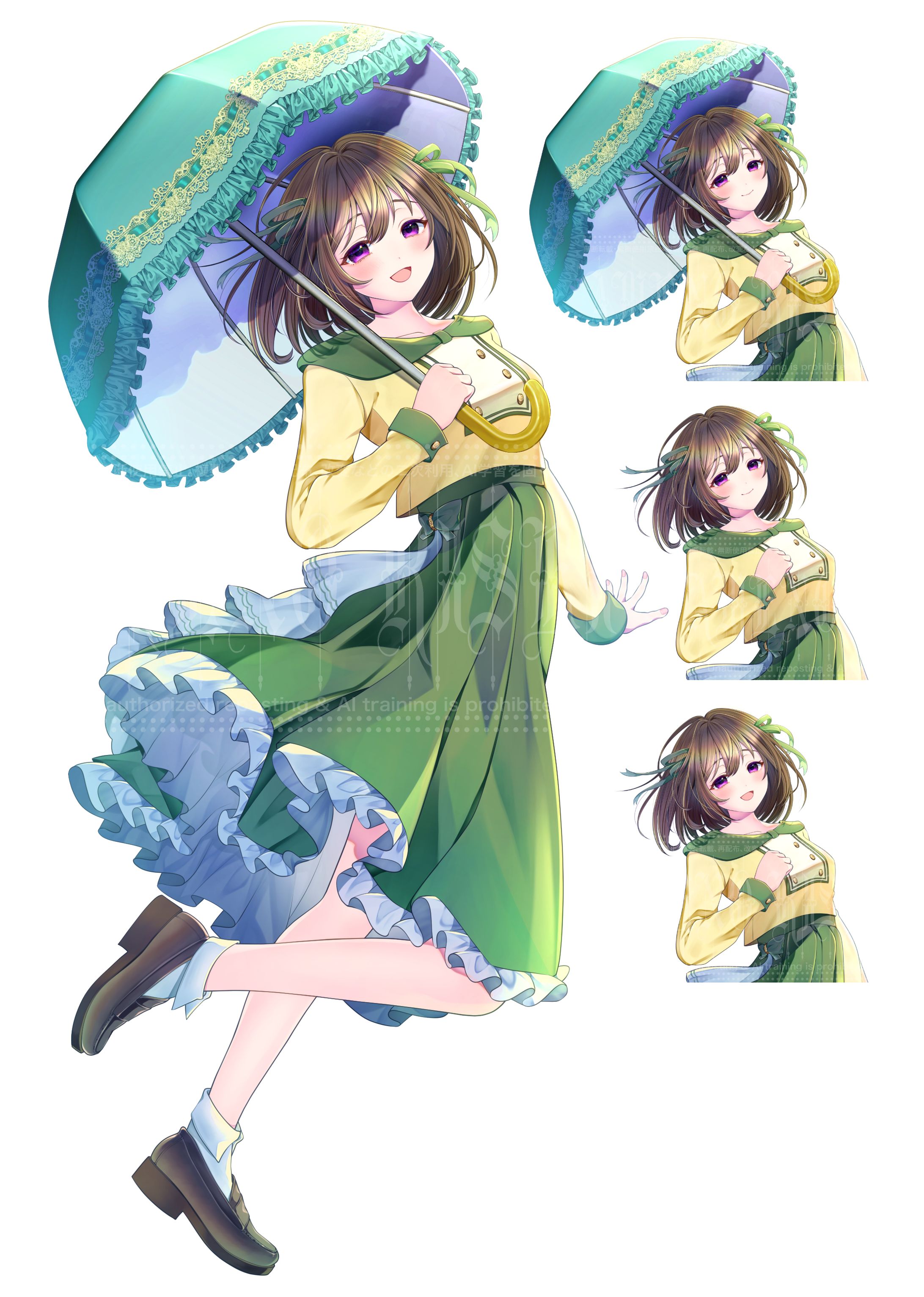 日比谷すずめ様『マジックナンバー』歌ってみたMVイラスト 2025-1