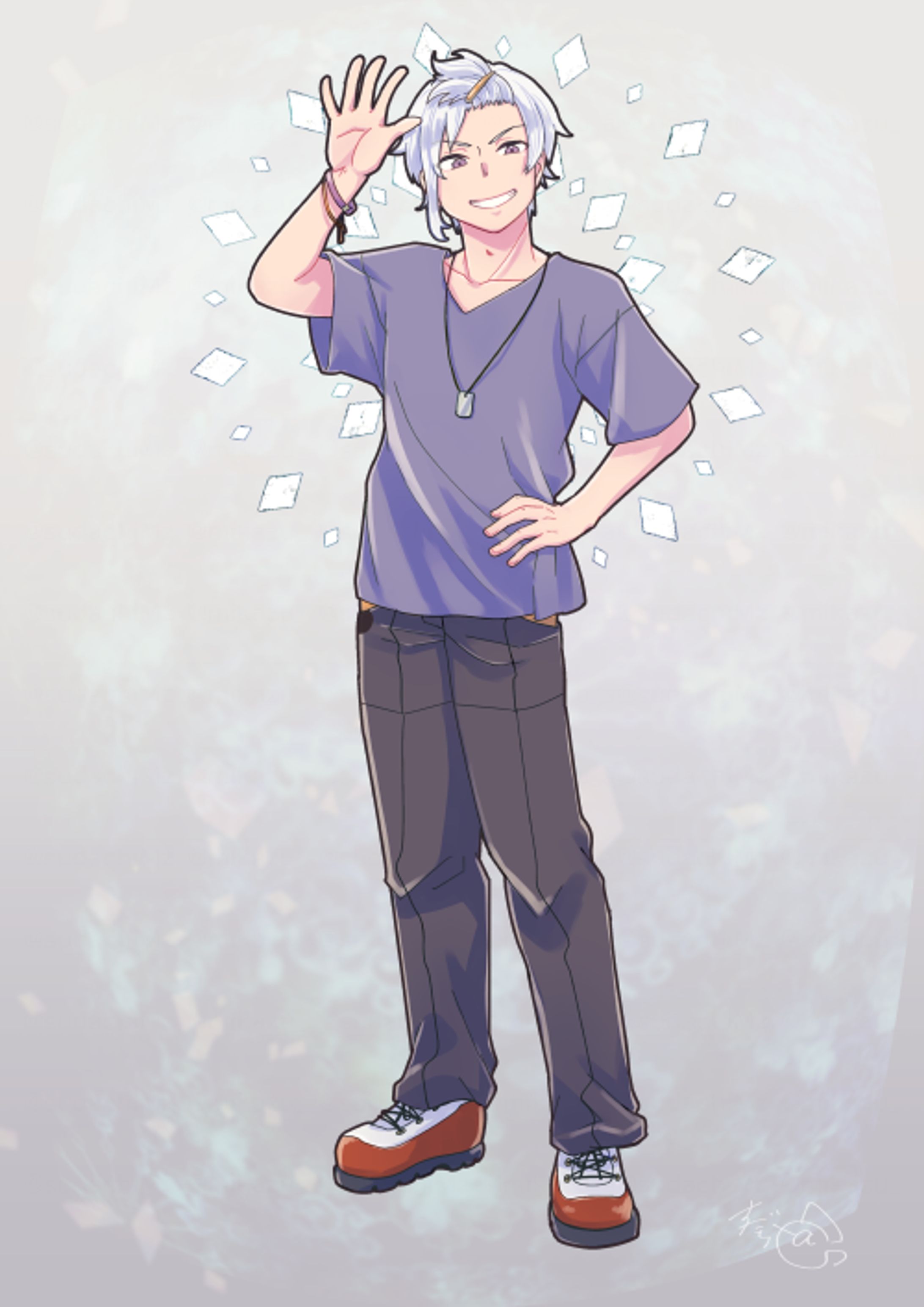 白髪男子-1