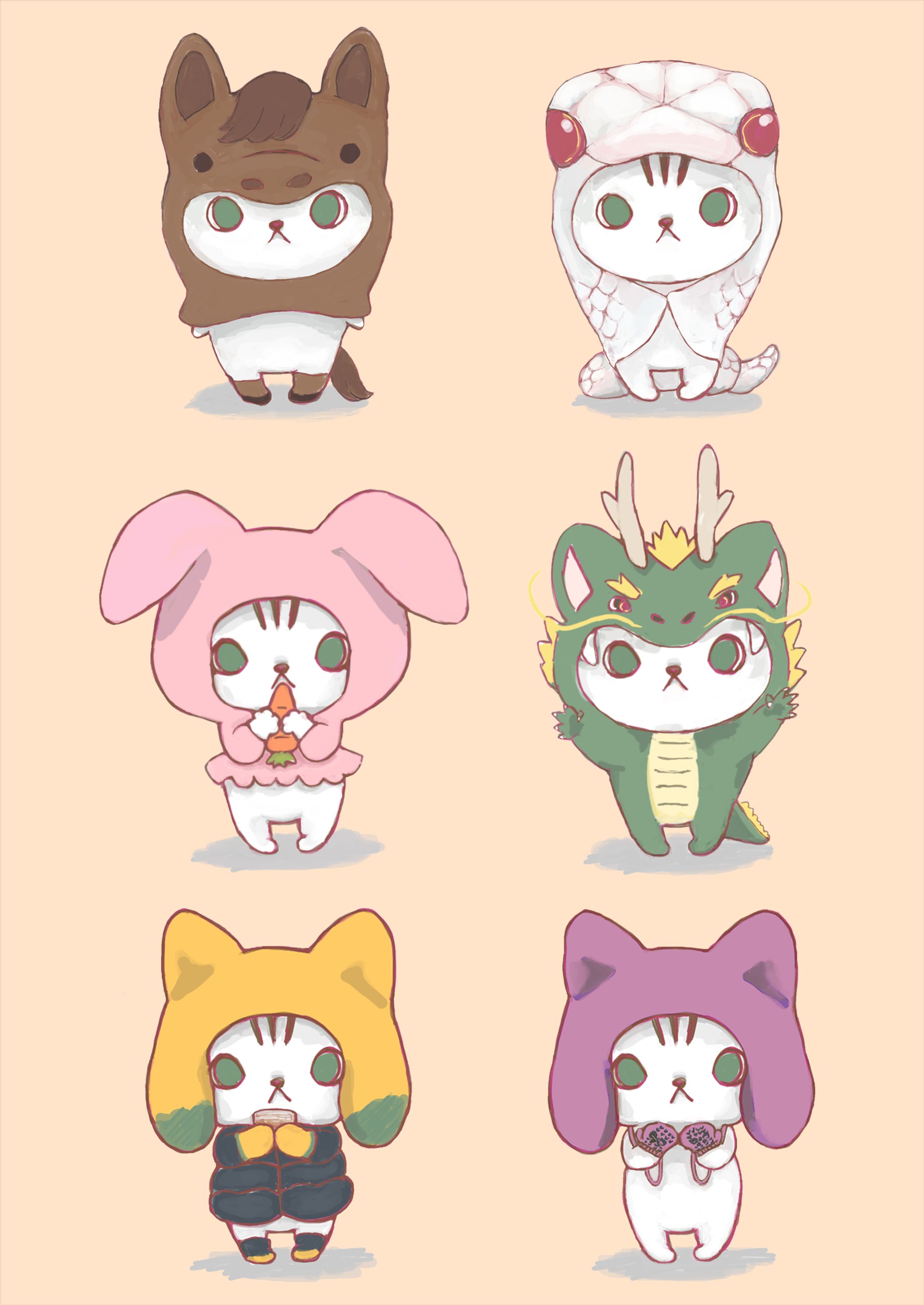 かぶりものねこまとめ-1