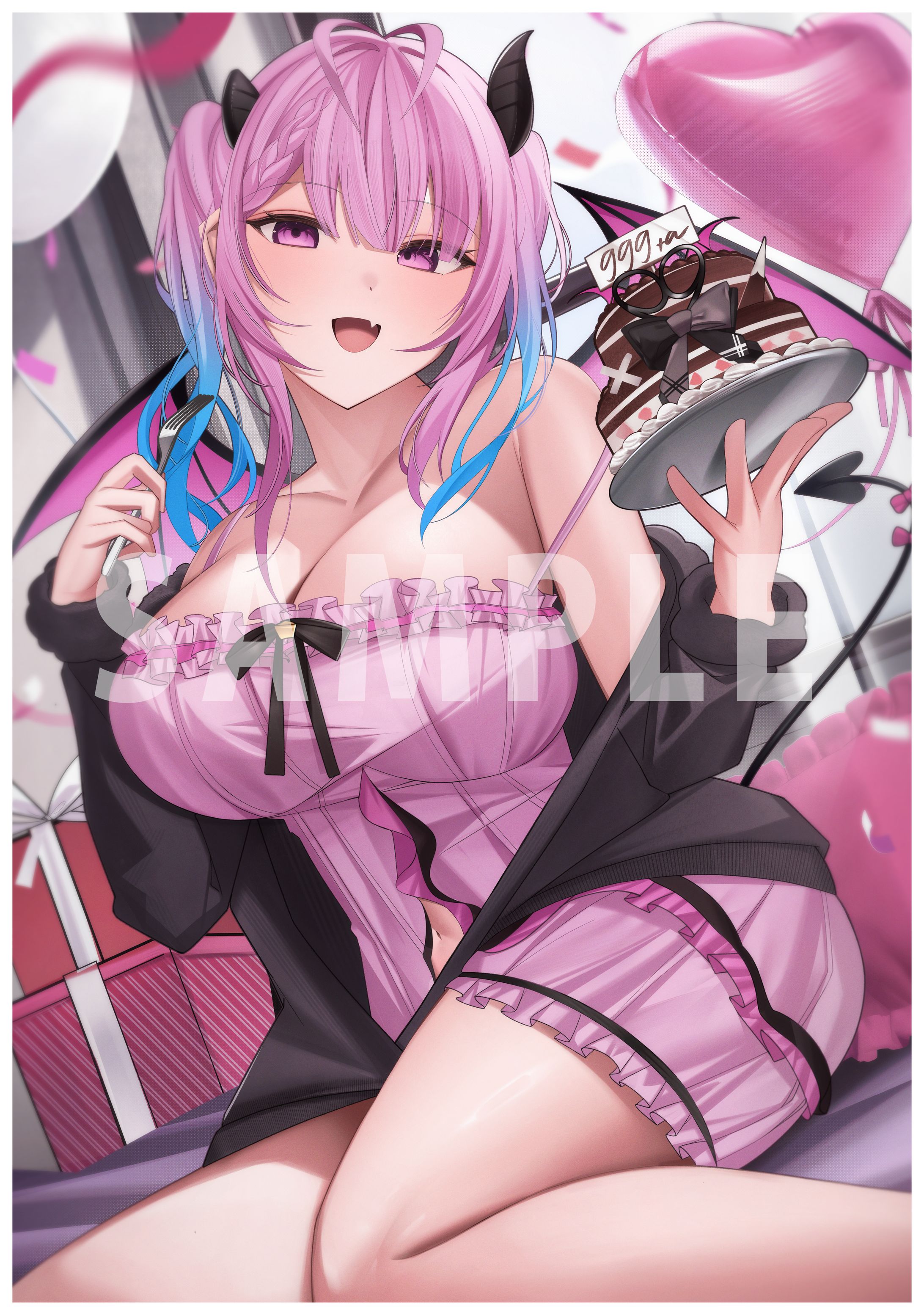 誘宵かのん様「2026バレンタイン」イラスト-1