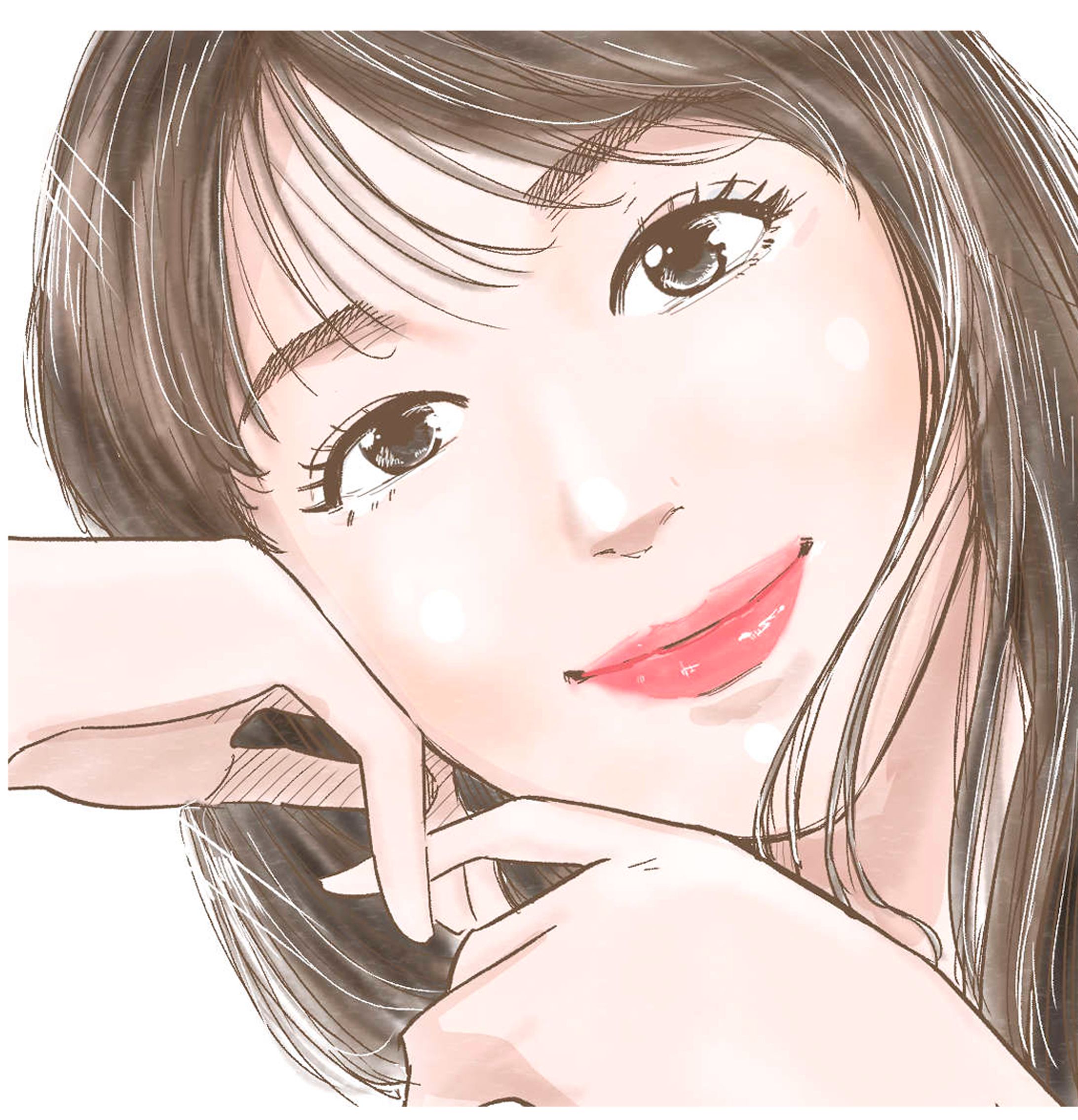 美容メディア・SNS用 女性向けトレンドイラスト-1