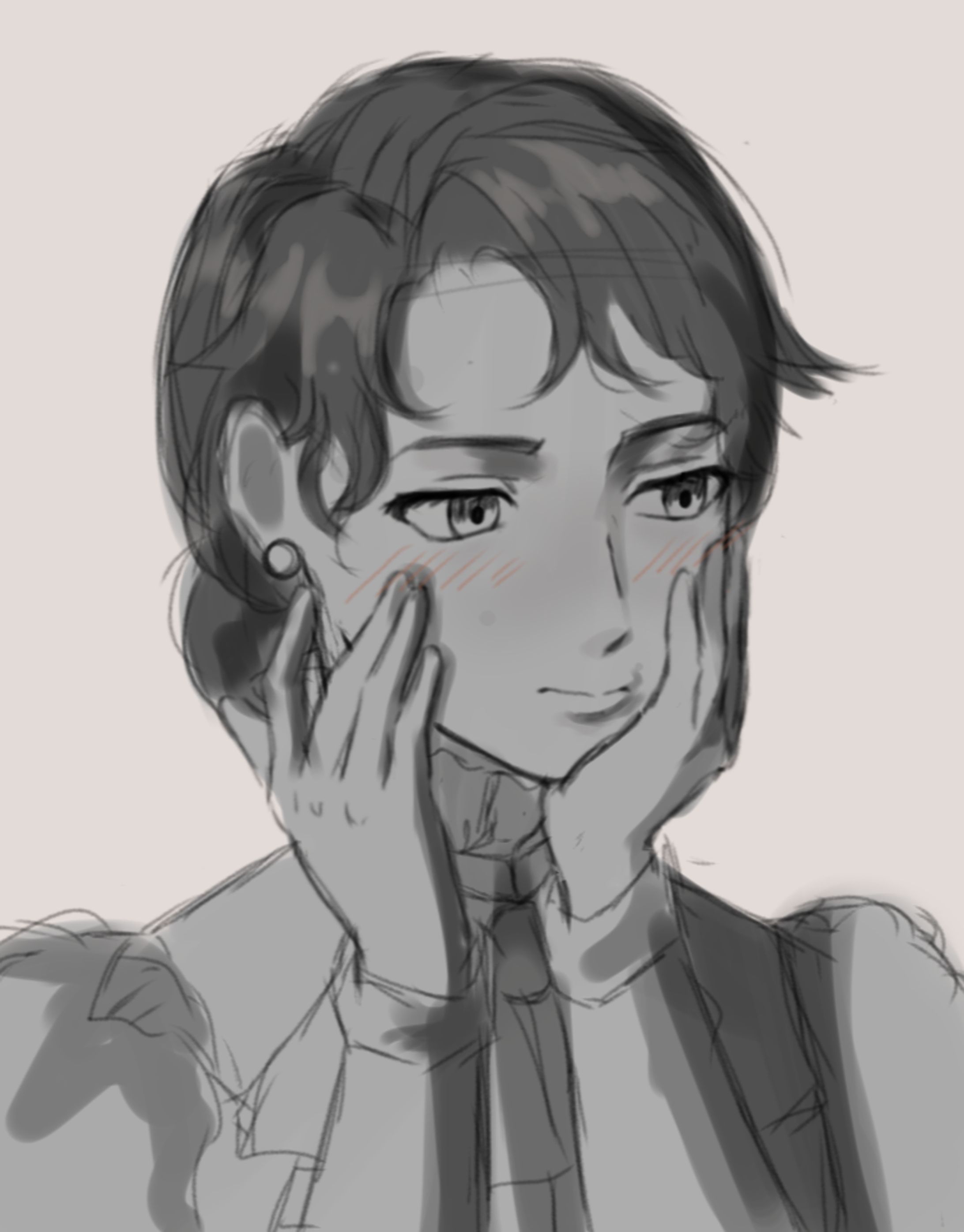 mel vampire au doodle [OC]-1