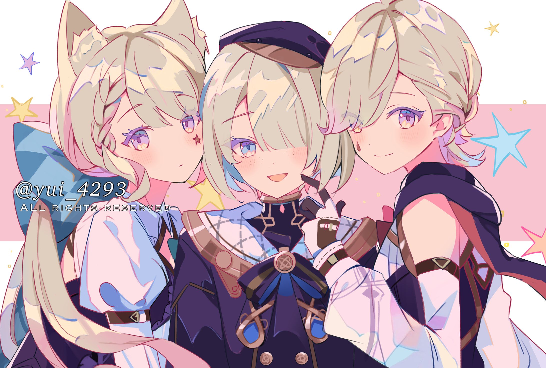 原神　二次創作　キャラクターイラスト-1