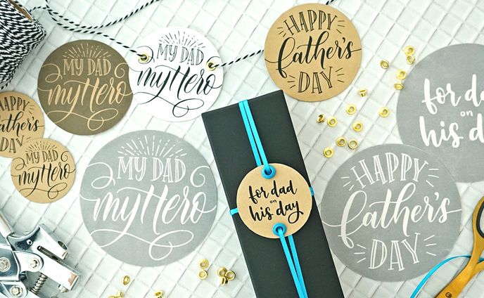 情報サイト ARCH DAYS 父の日ハンドレタリングテンプレート