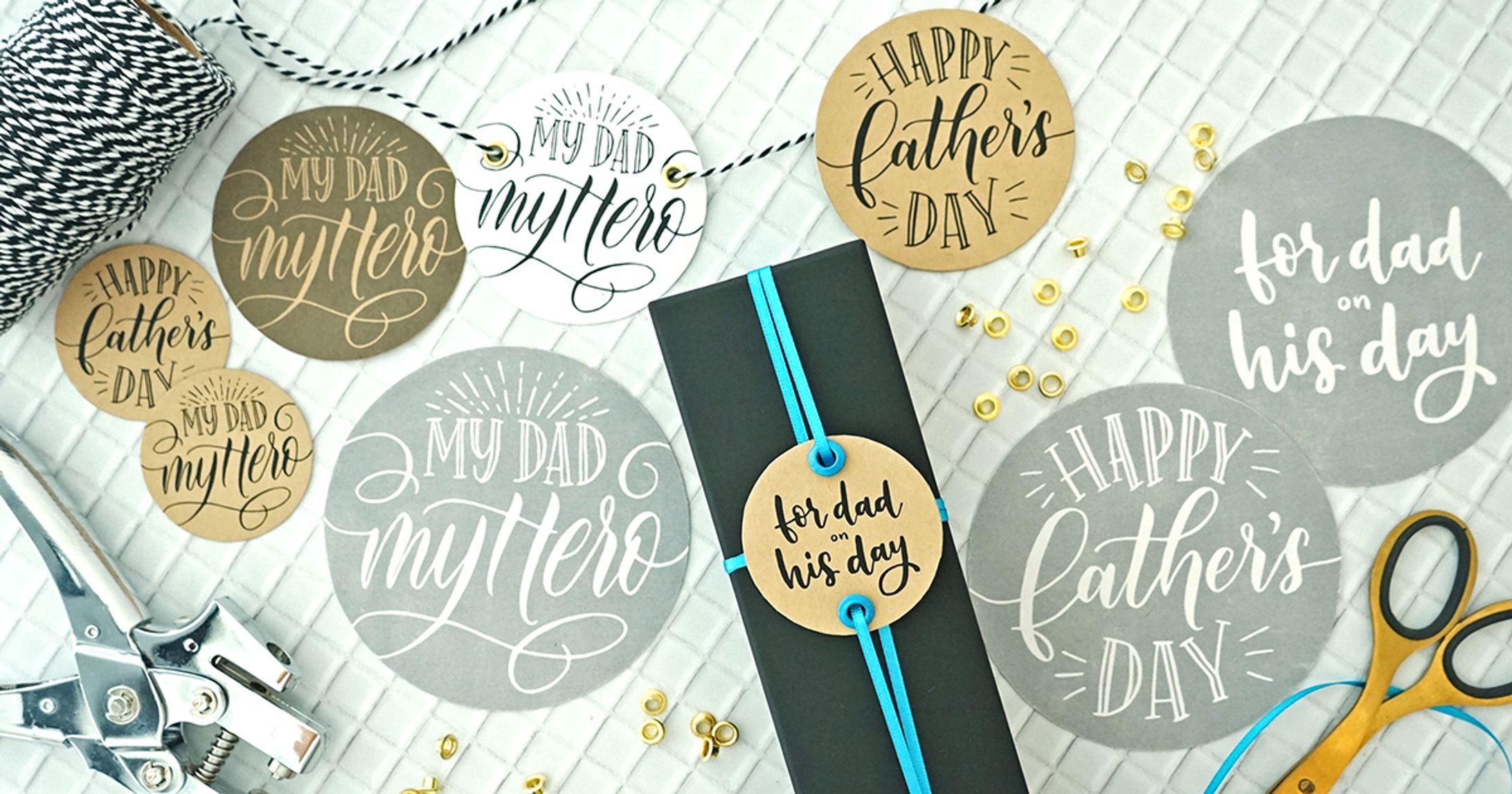 情報サイト ARCH DAYS 父の日ハンドレタリングテンプレート-1