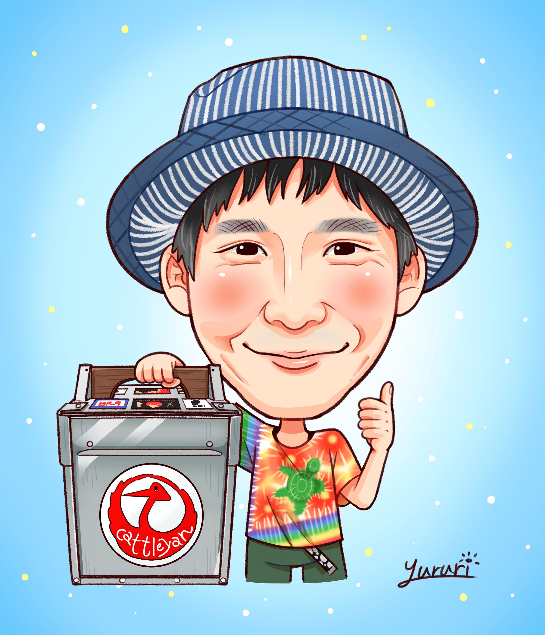 【似顔絵受注】プレゼント用-1