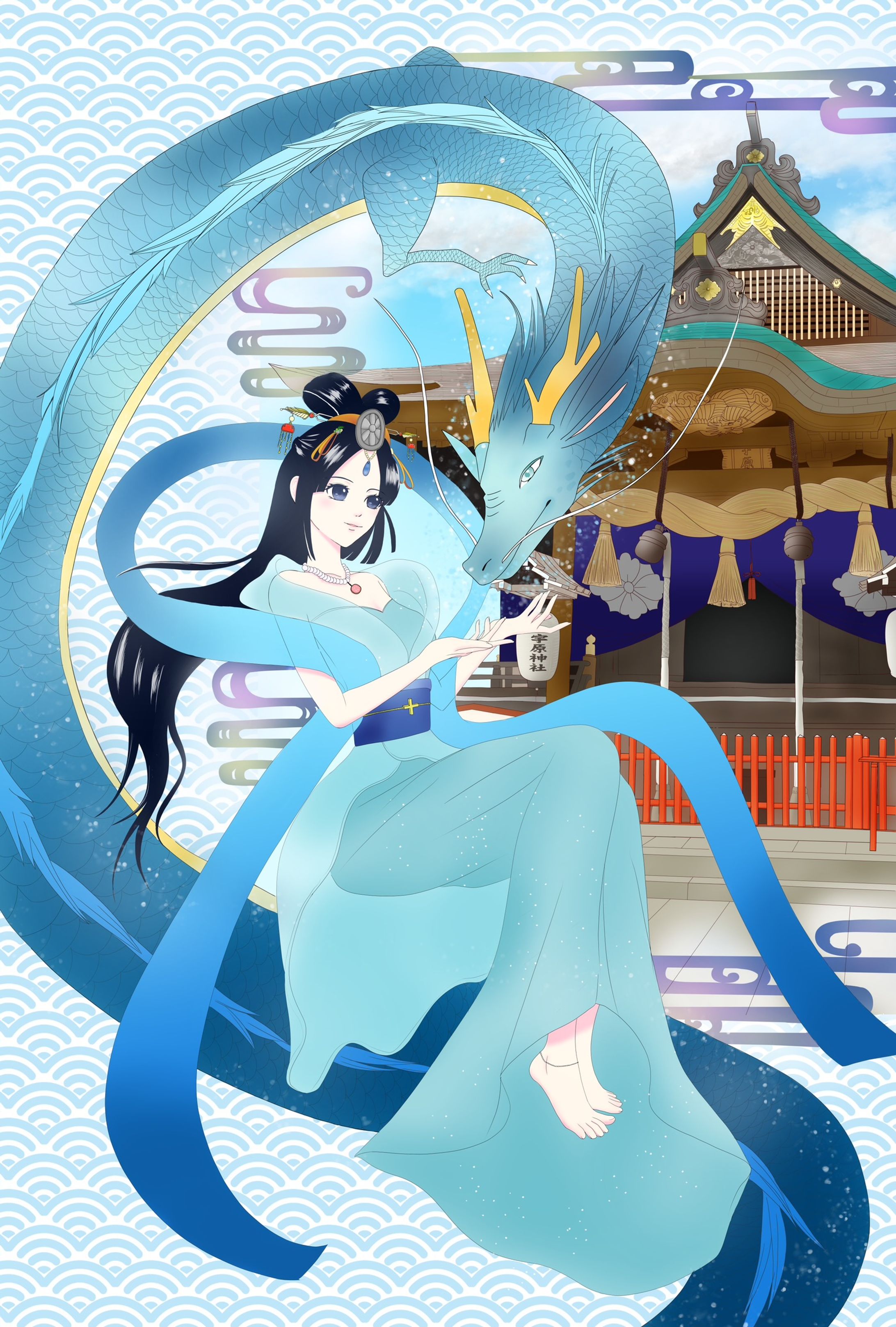 豊玉姫と宇原神社-1
