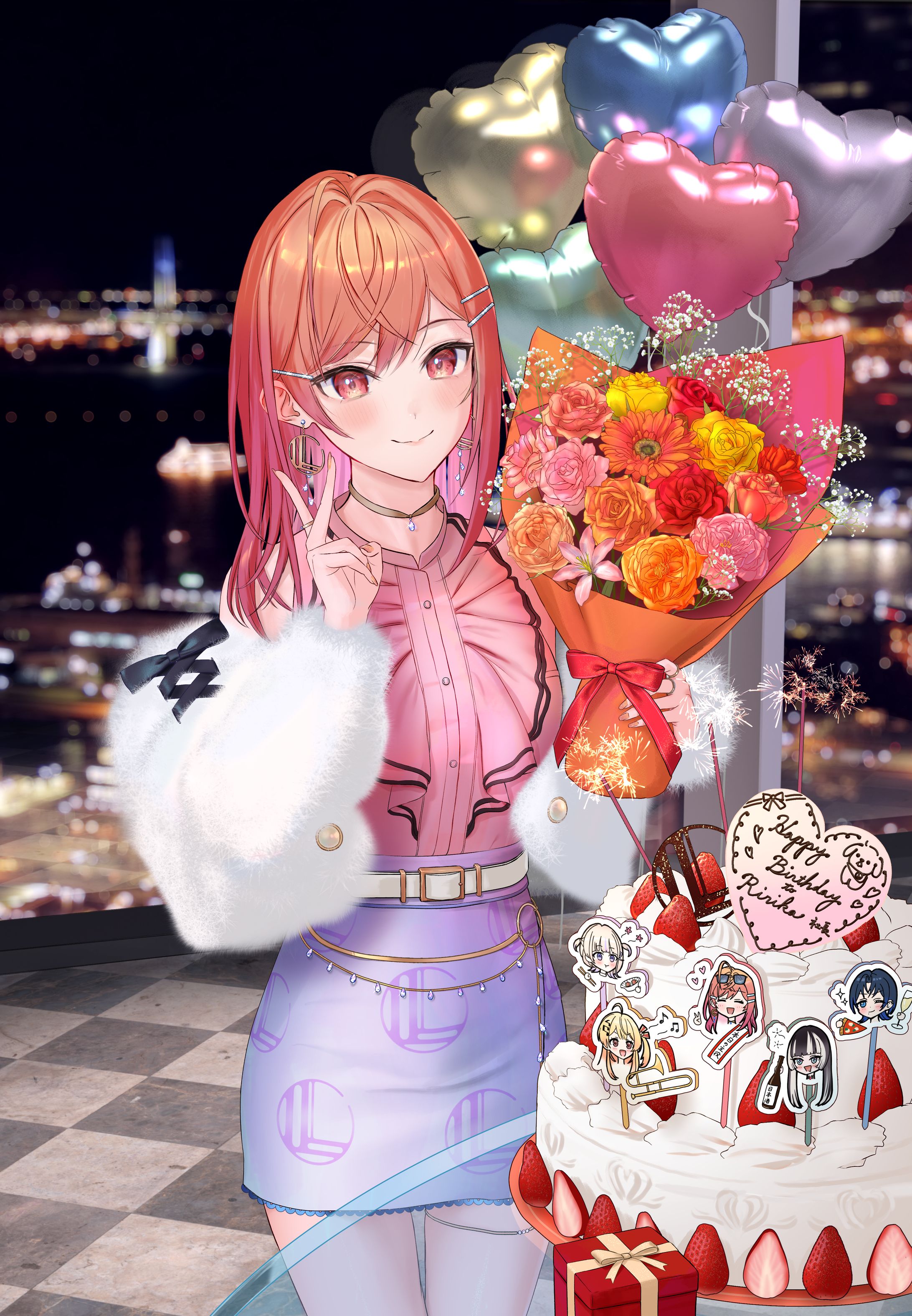 Hololive DEV_IS 一条莉々華生誕イラスト-1