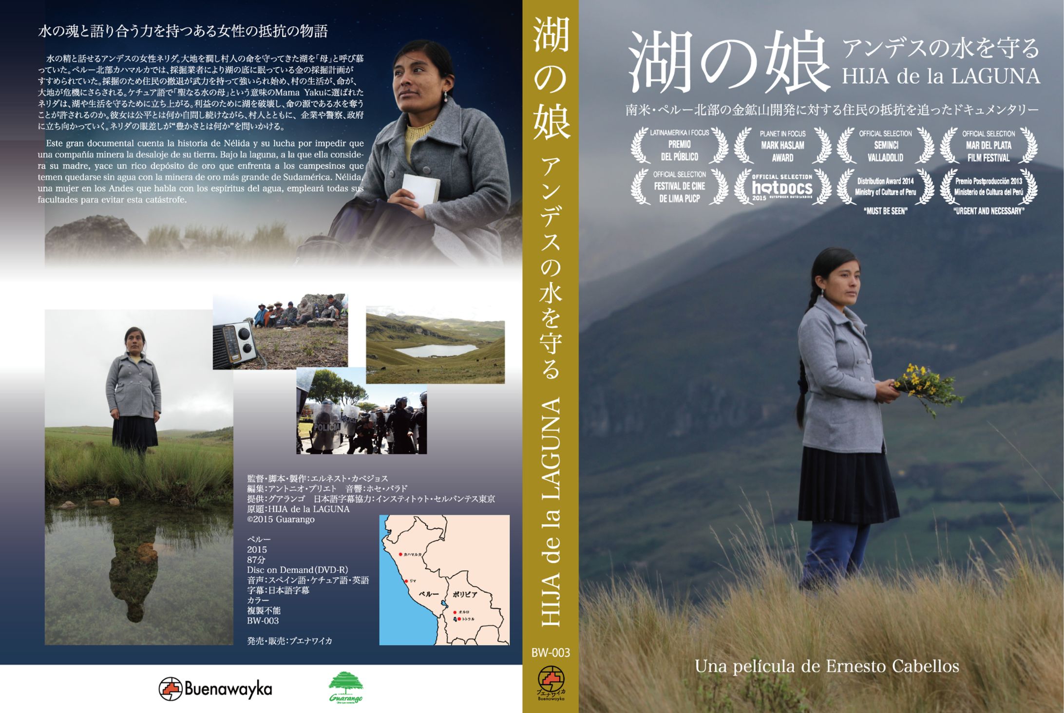【映画「湖の娘」DVDデザイン制作実績】ブエナワイカ様（リピーター様）-1
