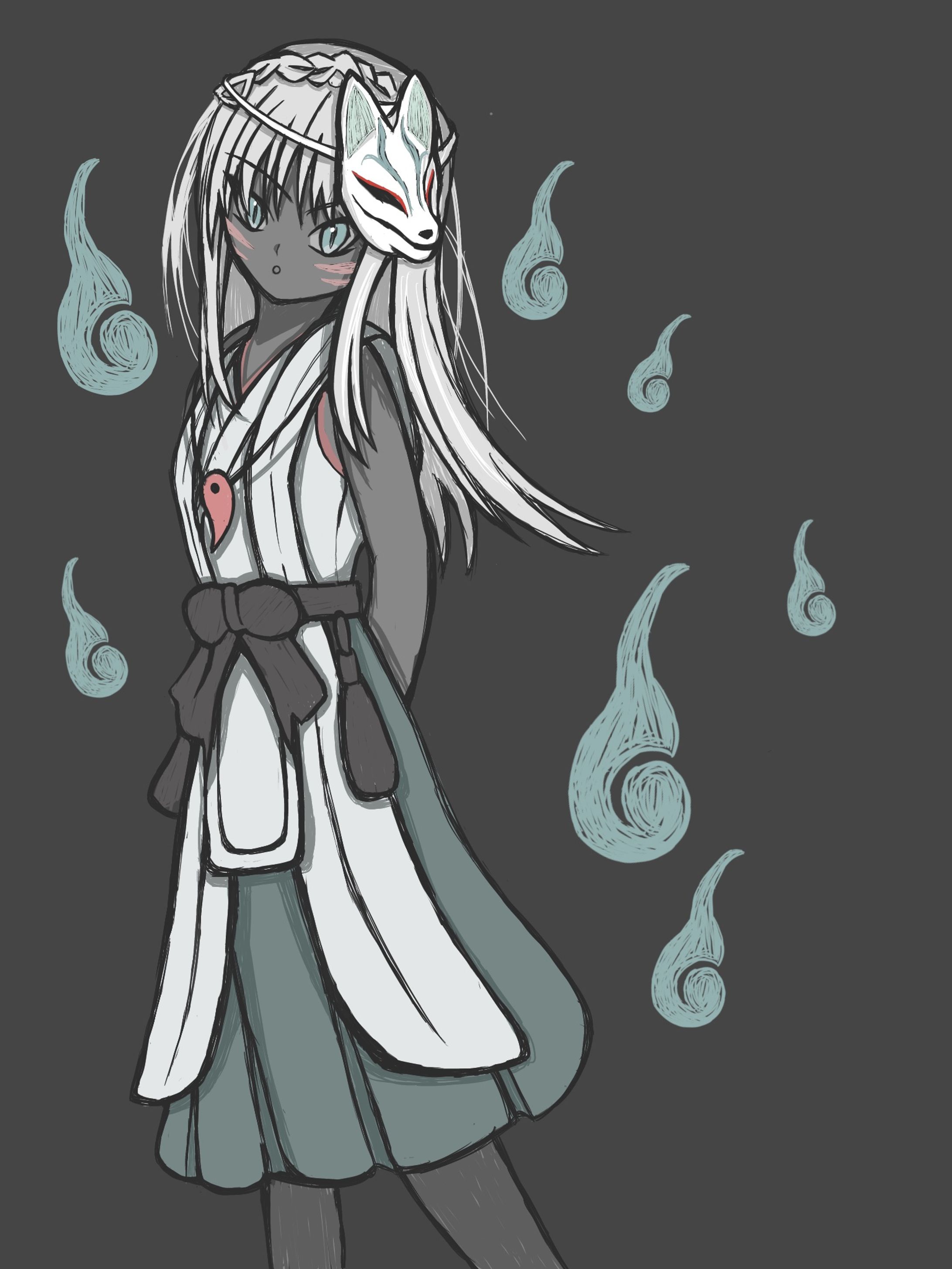 fox🦊 and necromancer🦋 (one picture)-1