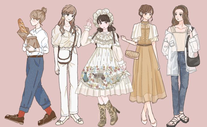 コーディネートイラスト